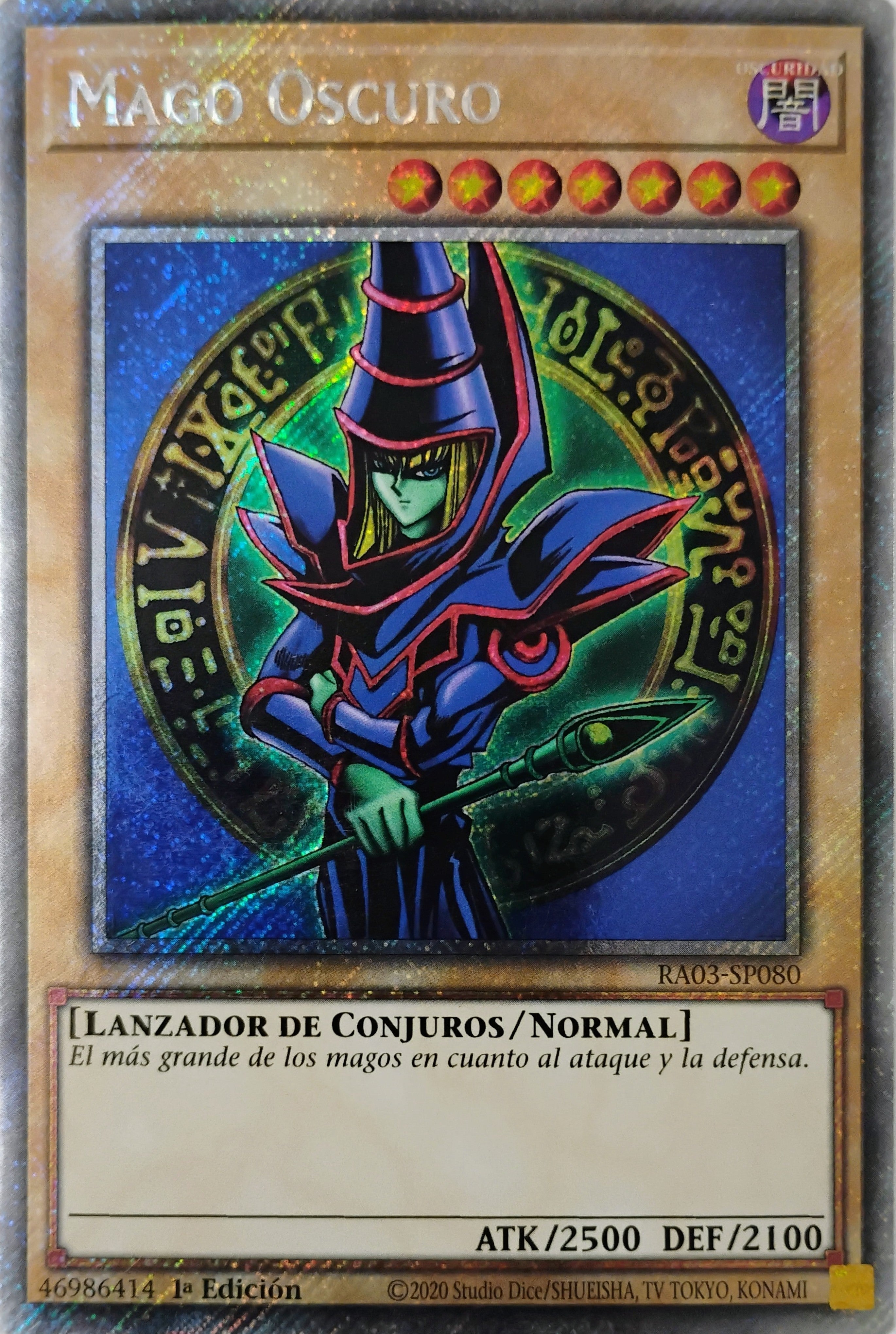 Yugioh! Mago oscuro Ra03-sp080 Platinum