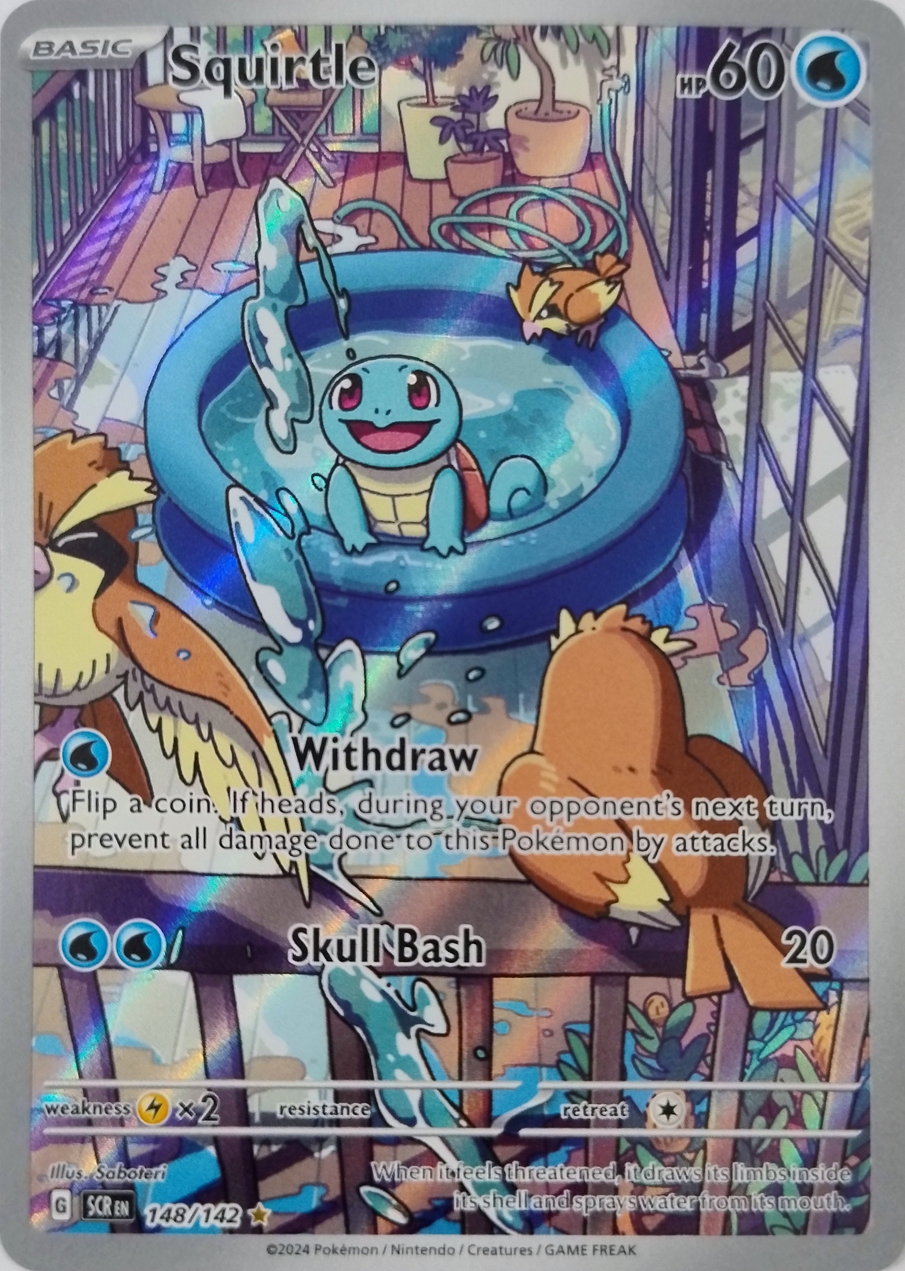 Pokémon Tcg Squirtle 148/142