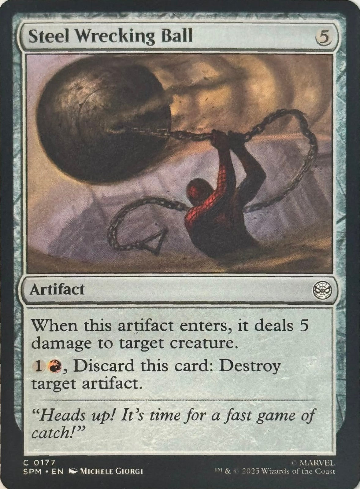 Magic Tcg Steel Wrecking Ball 0177