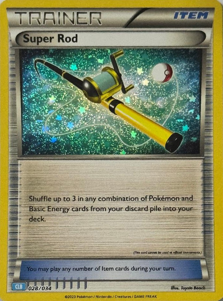 Pokémon Tcg Super Rod 028/034 (CLB) Holo