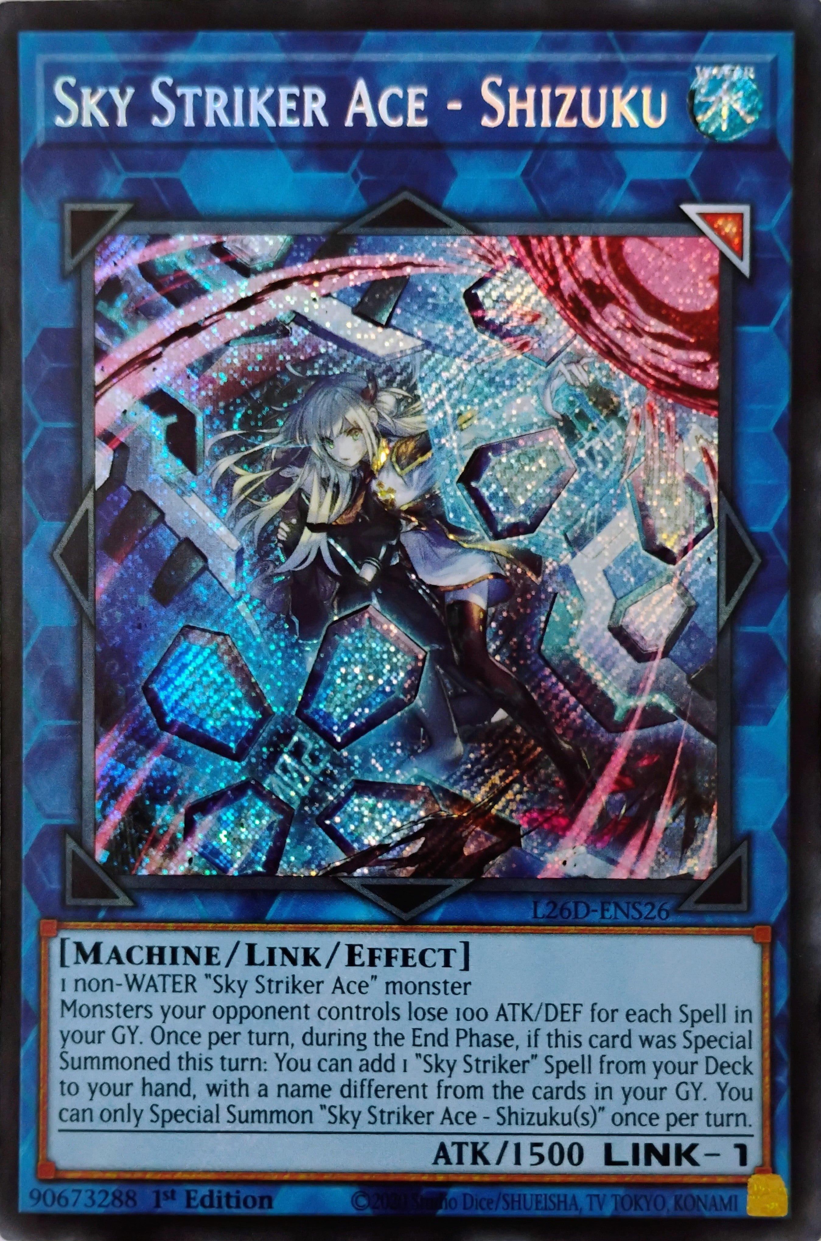 Yugioh! Sky Striker Ace - Shizuku L26D-Ens26 Secreta