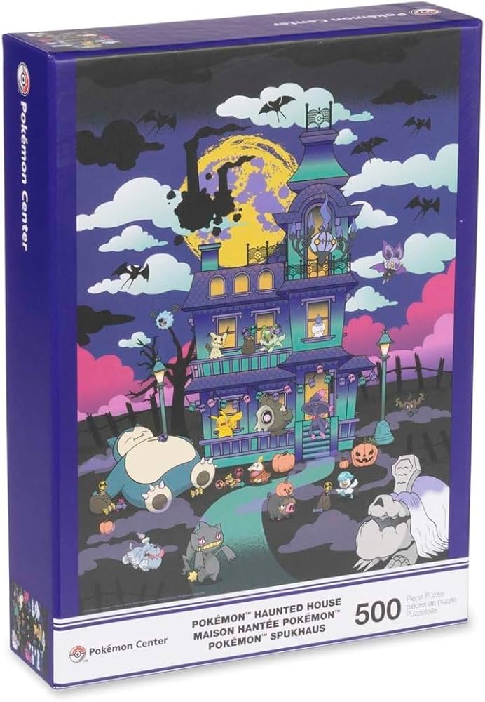 Rompecabezas de Pokémon Haunted House 500 piezas