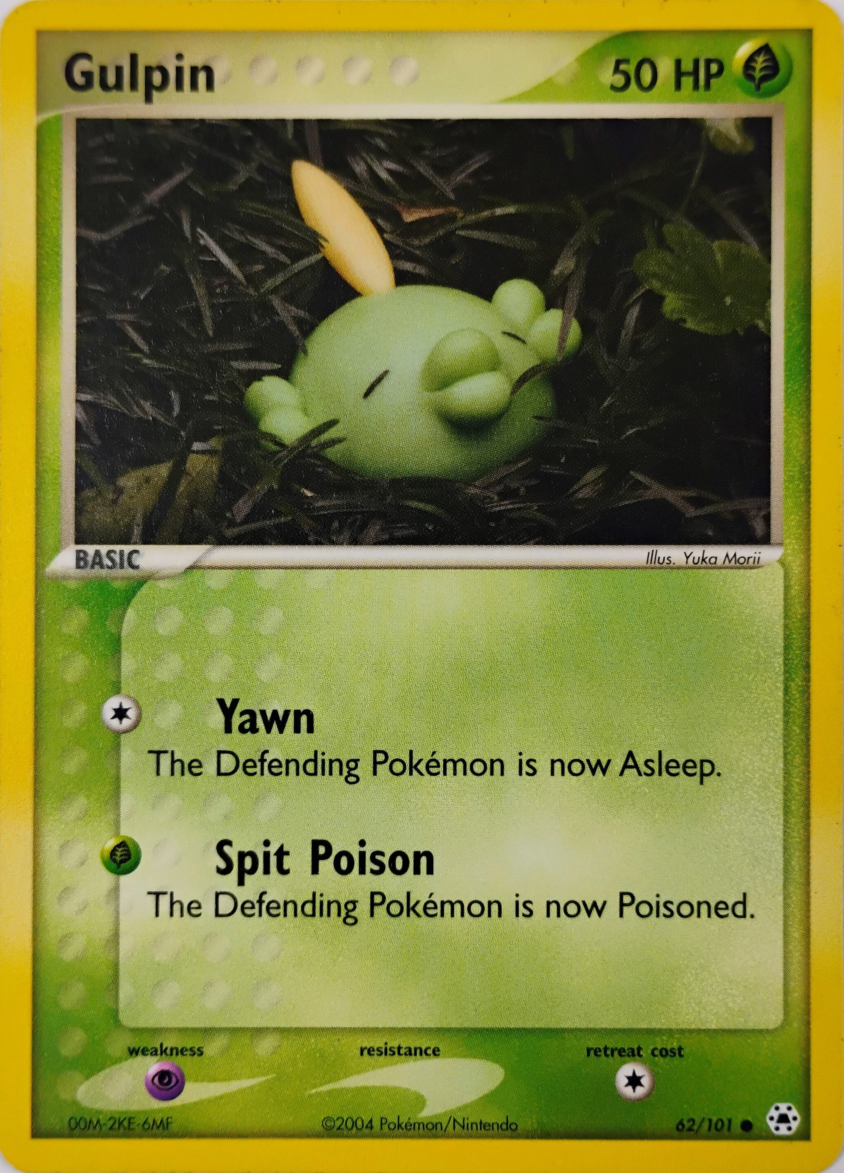 Pokémon tcg Gulpin 62/101