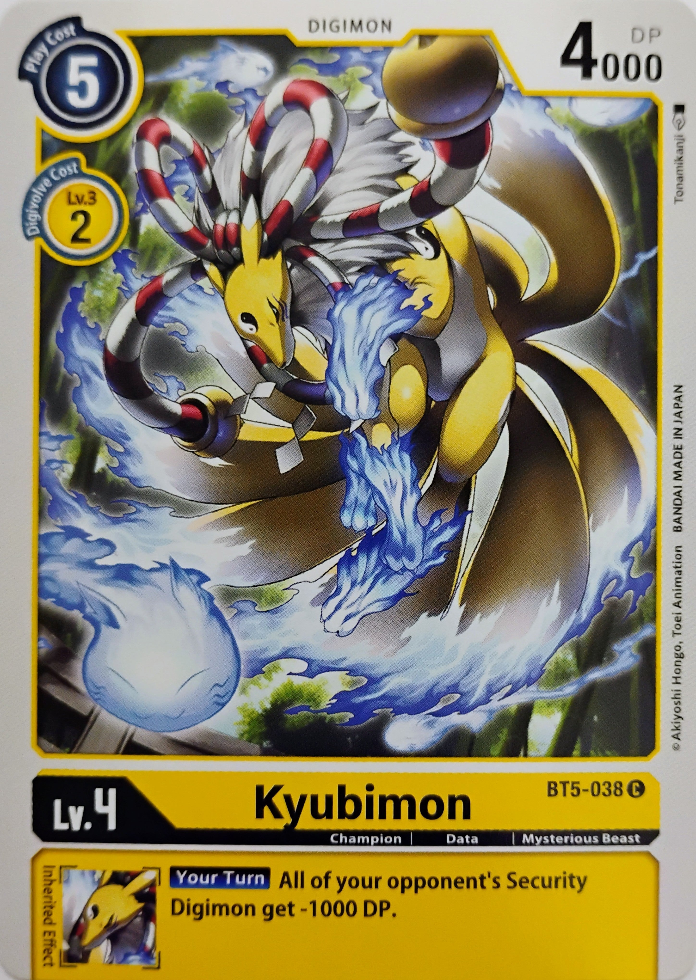 Digimon tcg Kyubimon Bt5-038