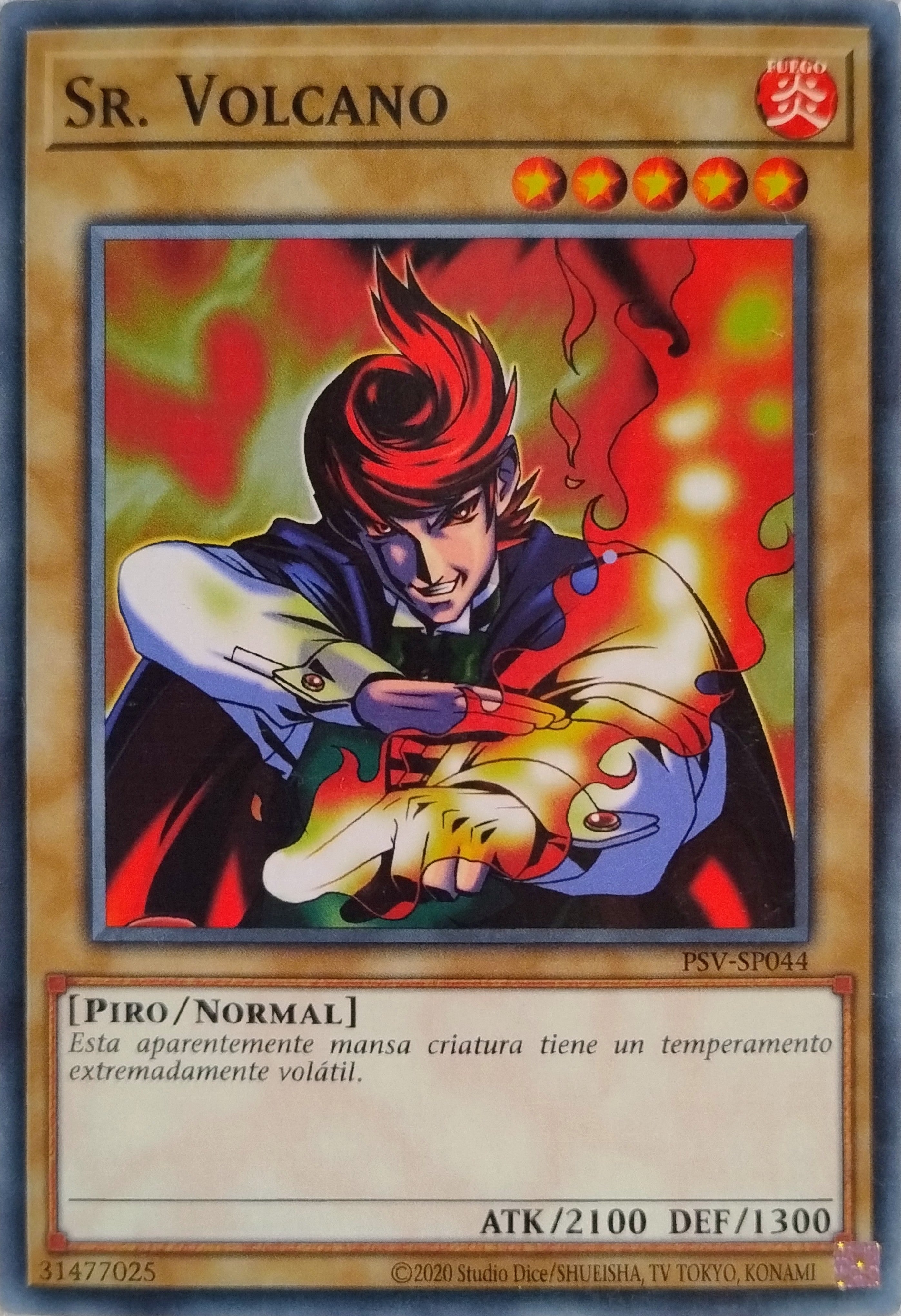 Yugioh! Sr. Volcano Psv-sp044