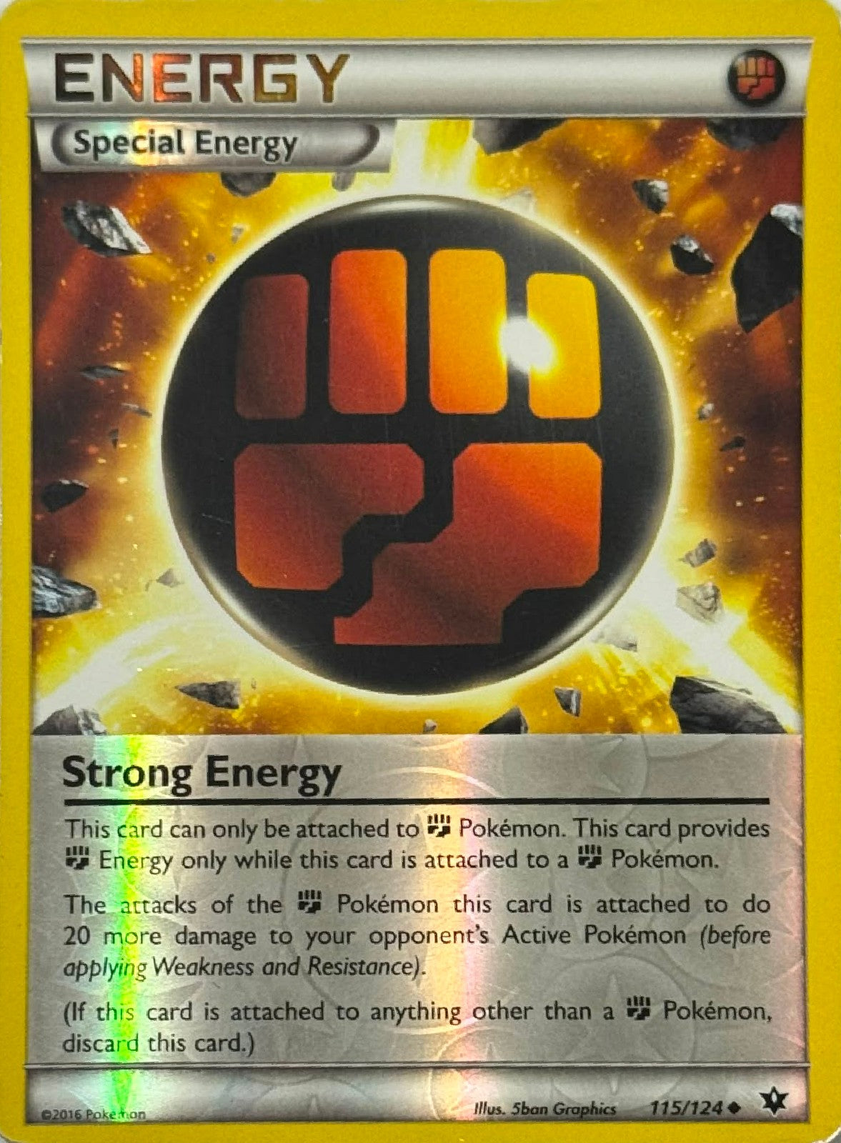 Pokémon Tcg Strong Energy 115/124 Reverse