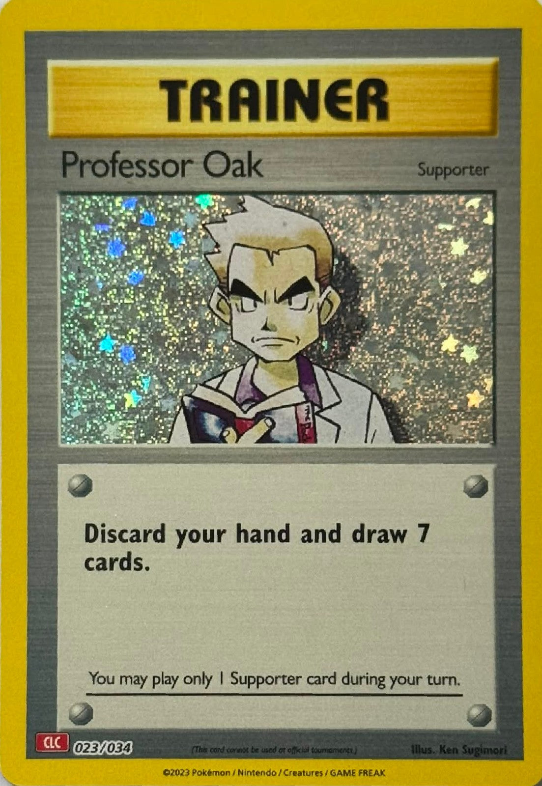 Pokémon Tcg Professor Oak 023/034 (CLC) Holo