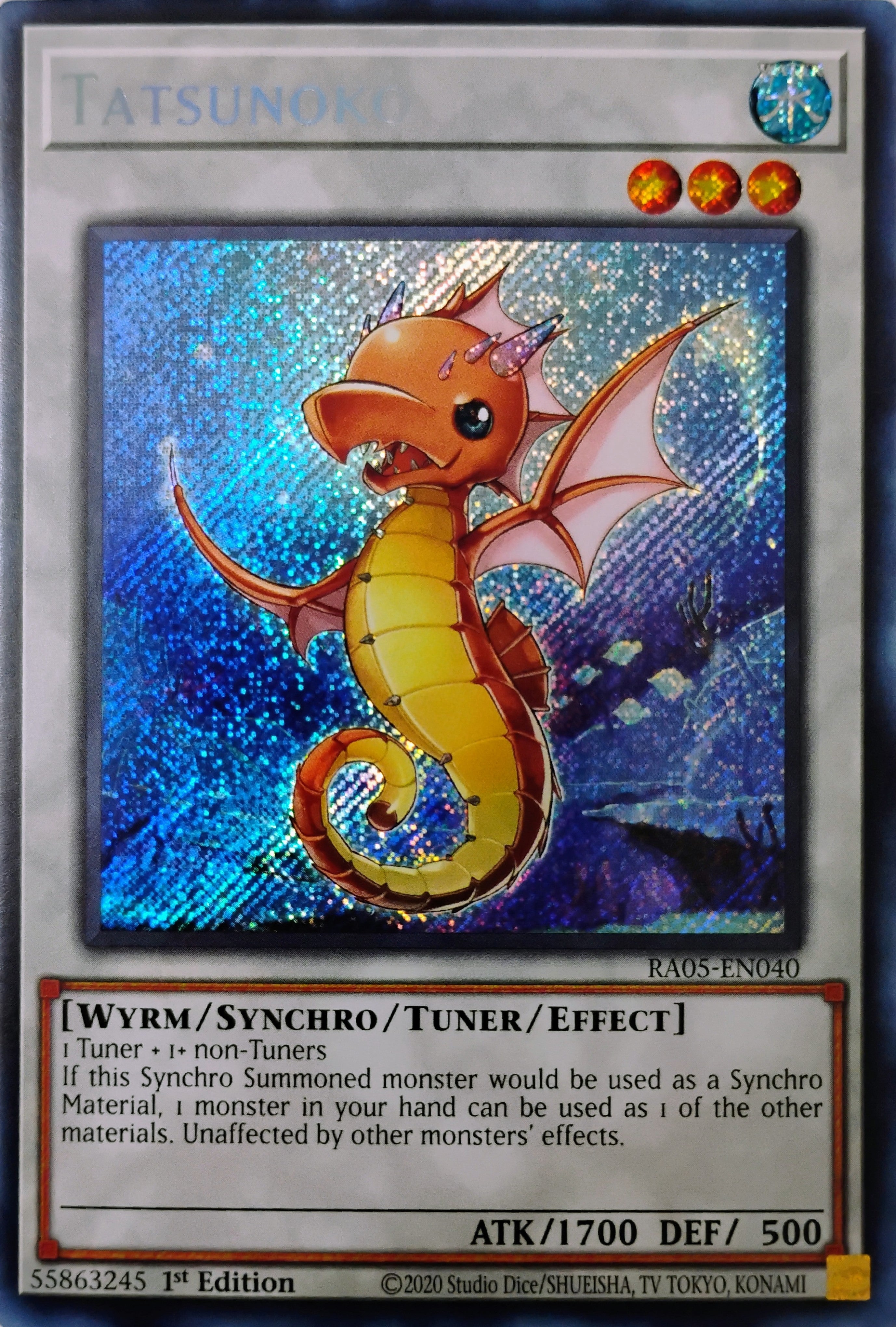 Yugioh! Tatsunoko Ra05-en040 1st edition Secreta
