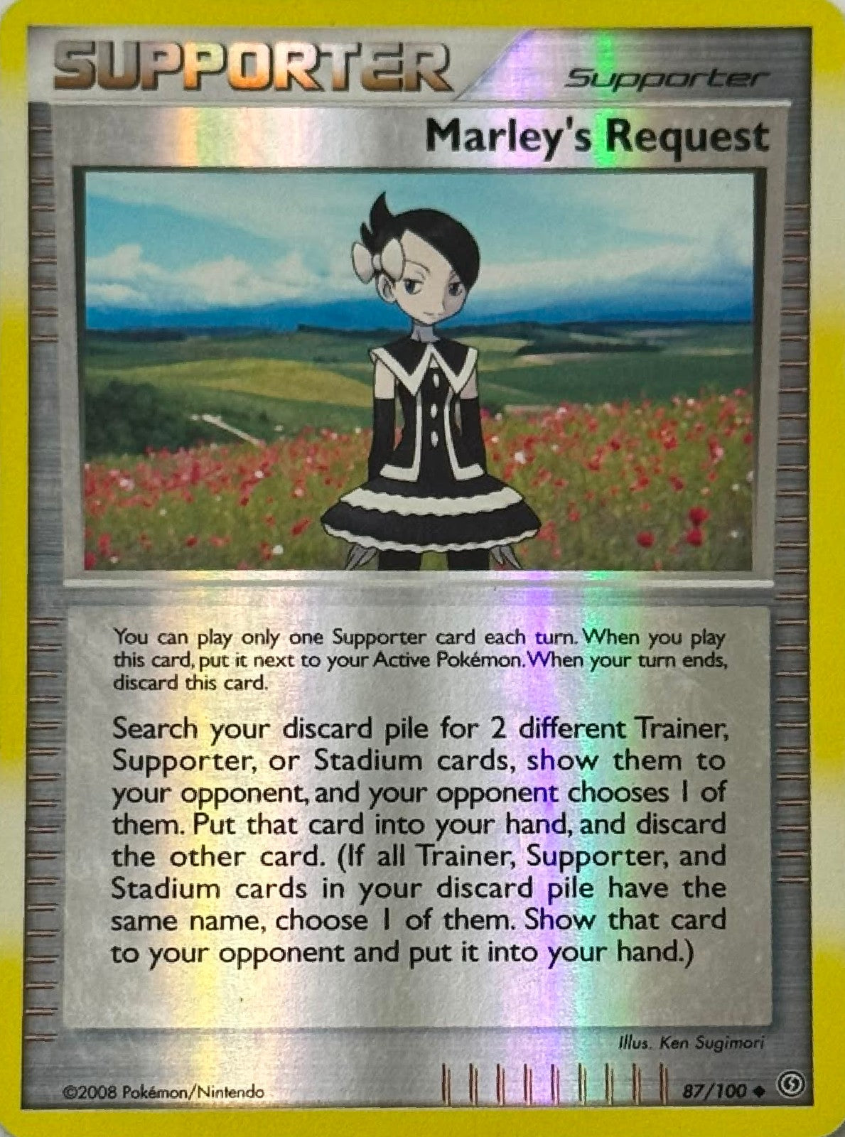 Pokémon Tcg Marley's Request 87/100 Reverse