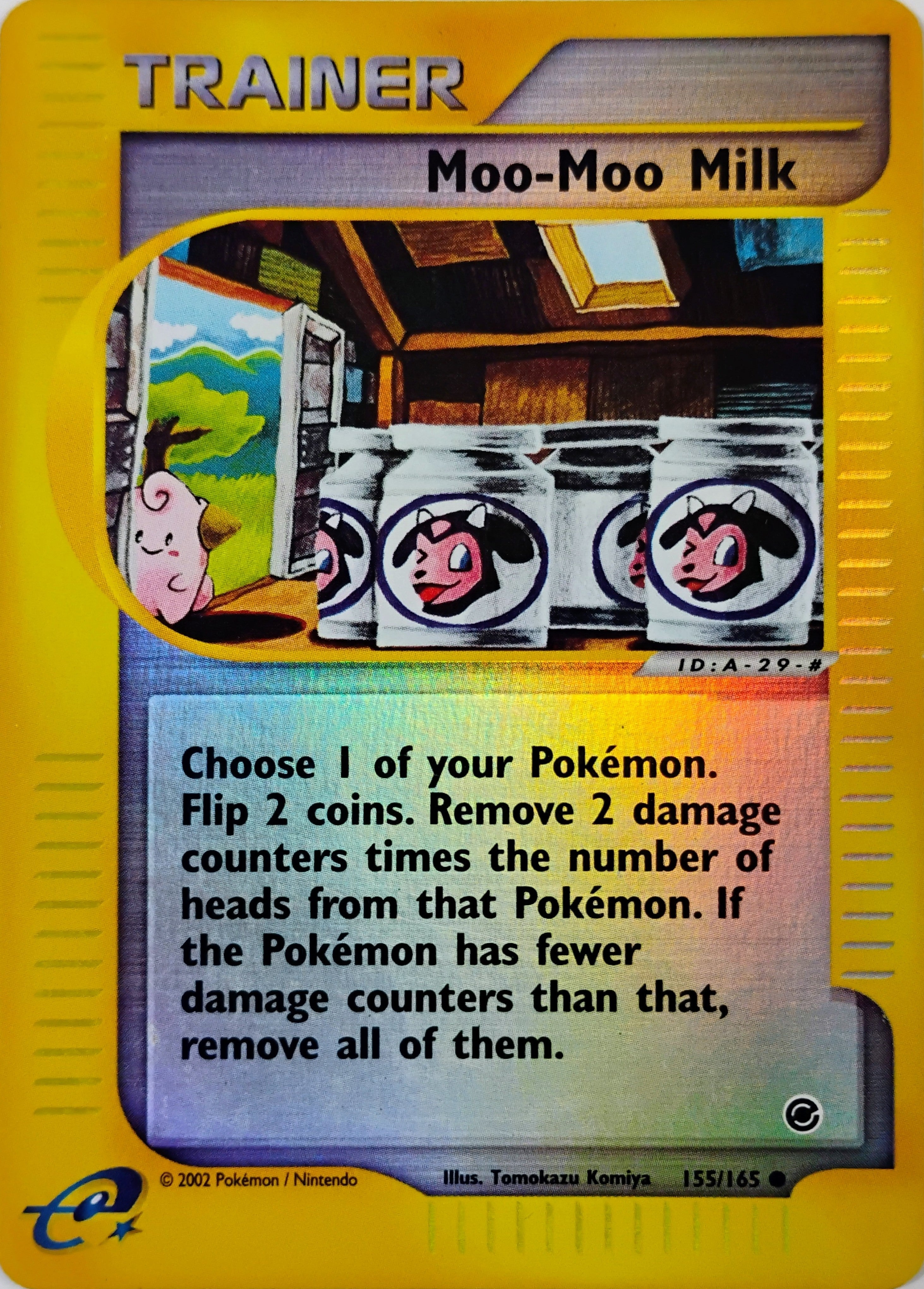 Pokémon tcg Moo-Moo Milk 155/165 Reverse