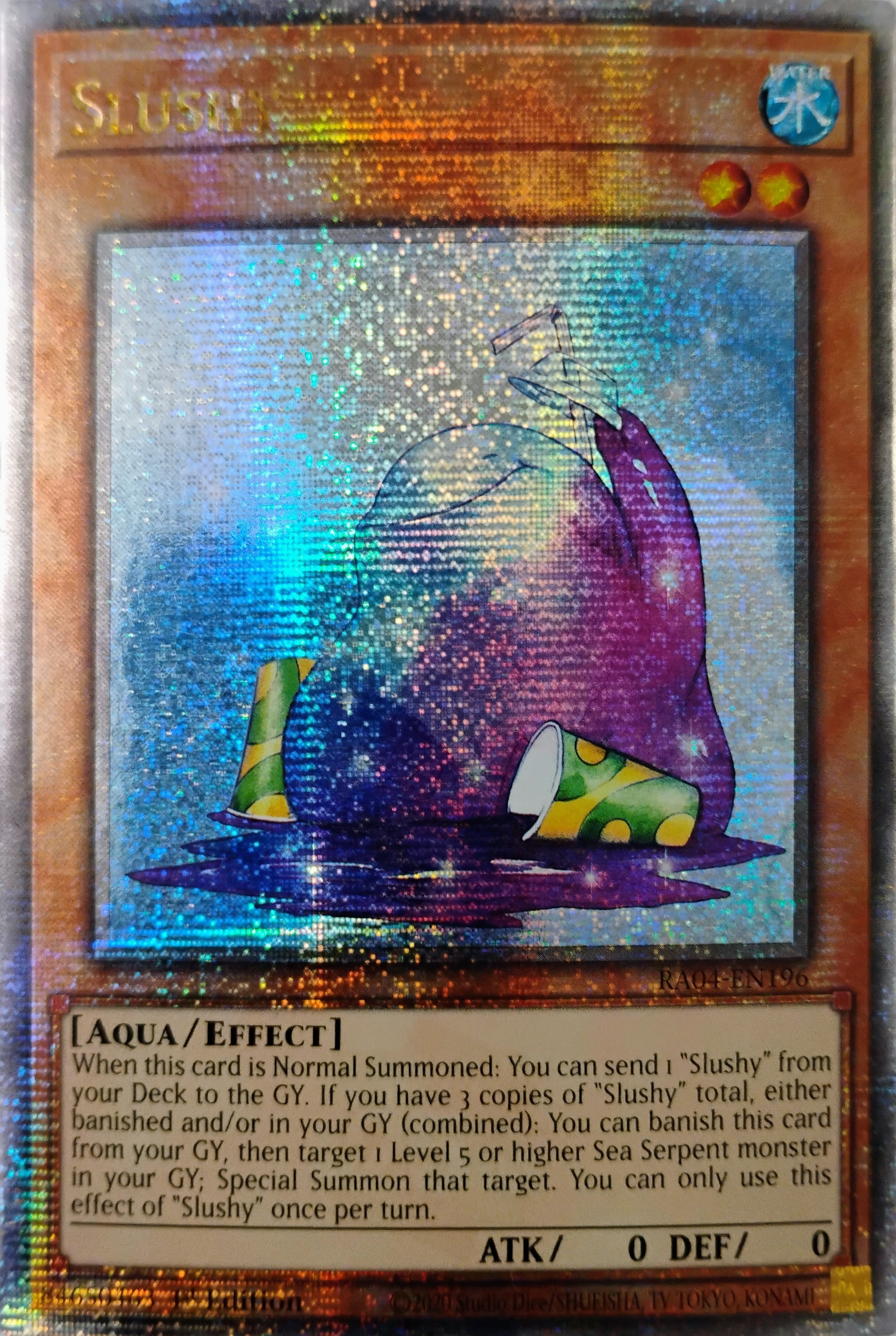 Yugioh! Slushy Ra04-en197 Quarter Century