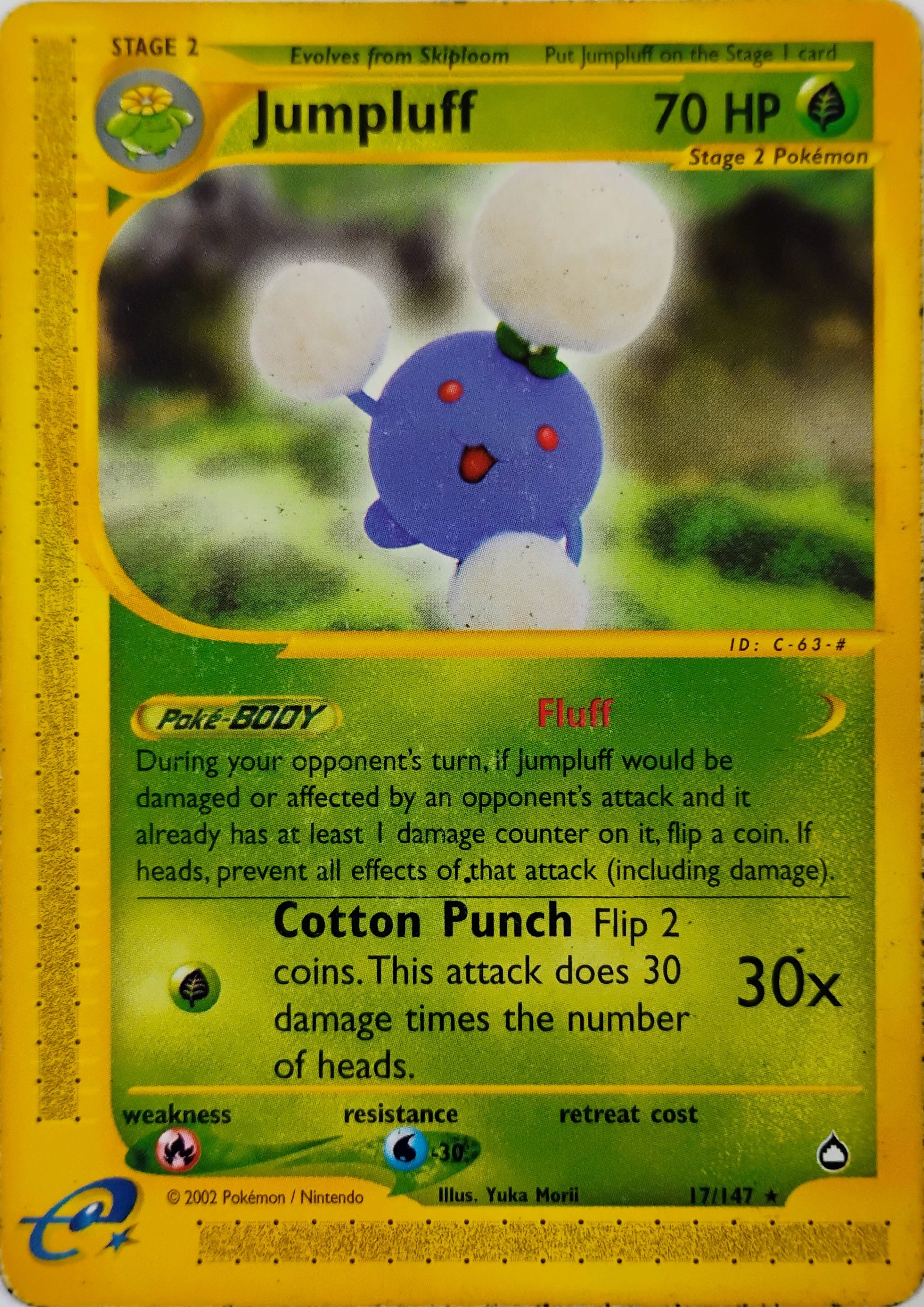 Pokémon tcg Jumpluff 17/147