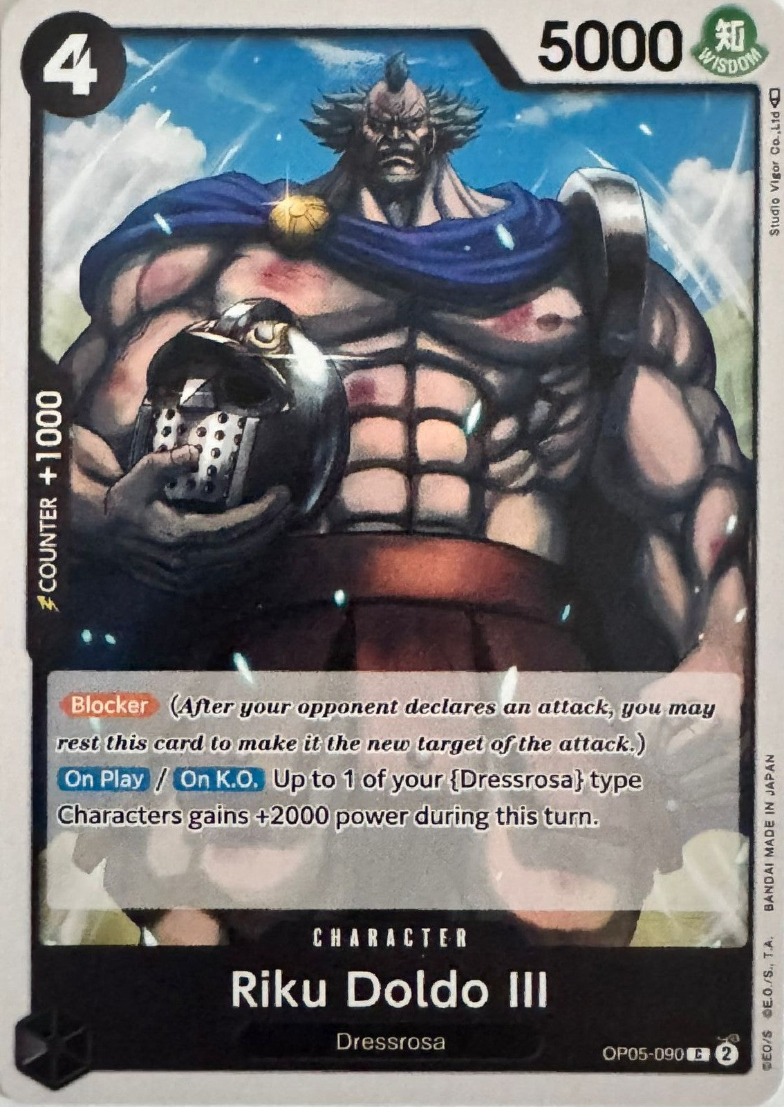 One piece Tcg Riku Doldo III OP05-090
