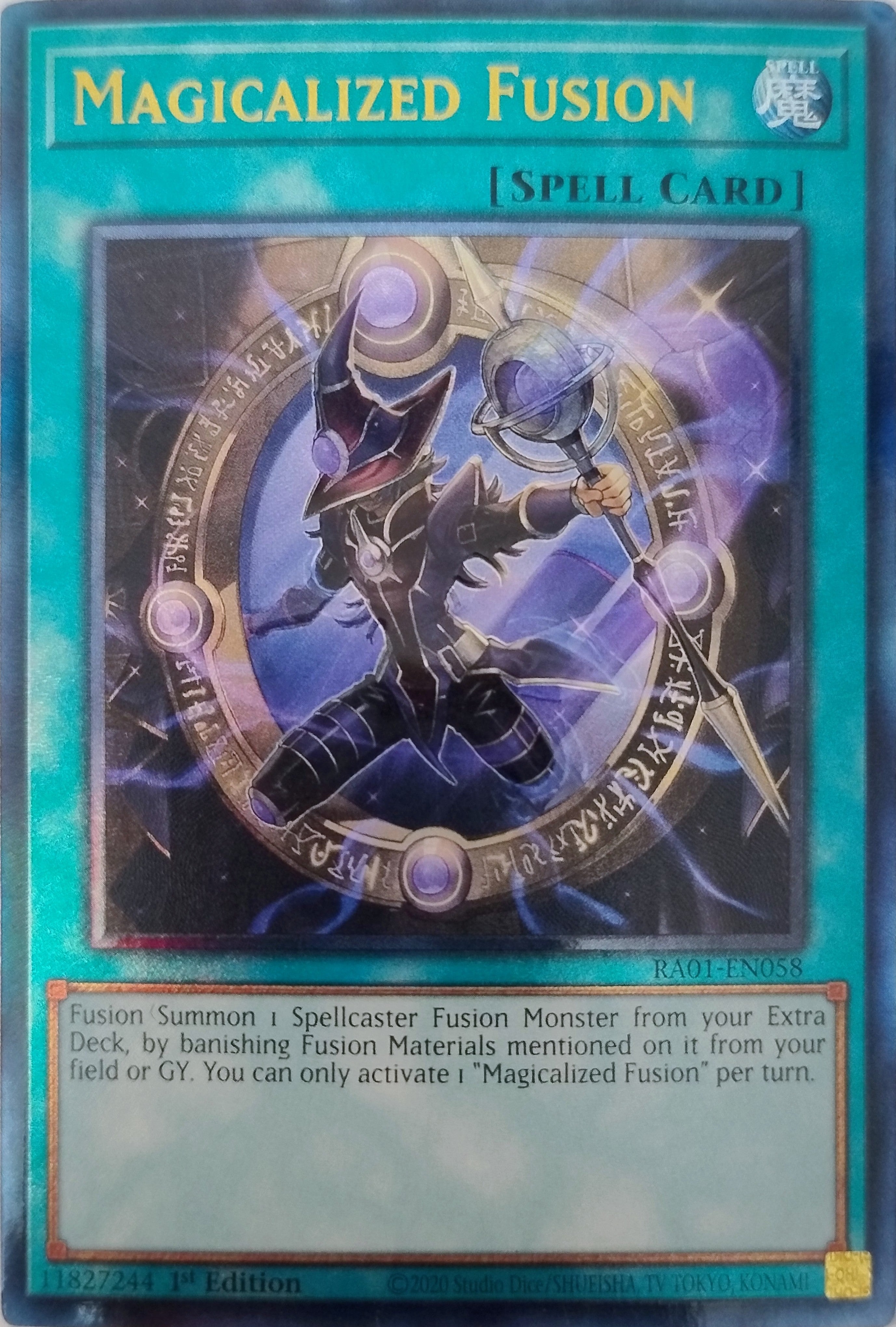 Yugioh! Magicalized Fusion Ra01-en058 1st Edition Ultimate