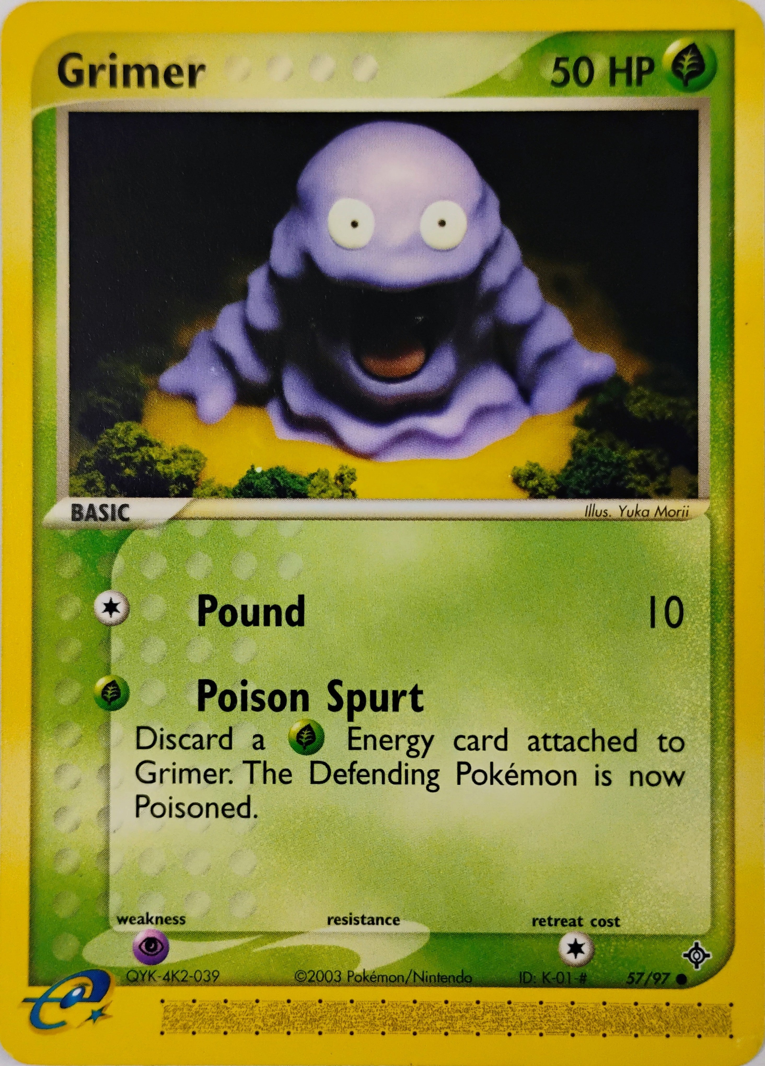 Pokémon tcg Grimer 57/97