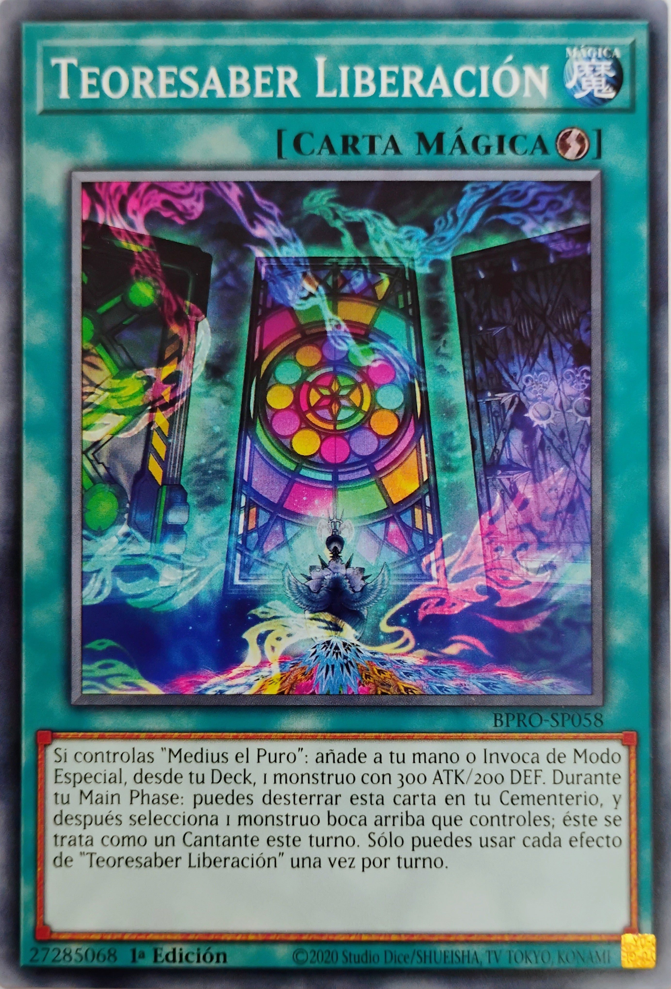 Yugioh! Teoresaber Liberación Bpro-sp058