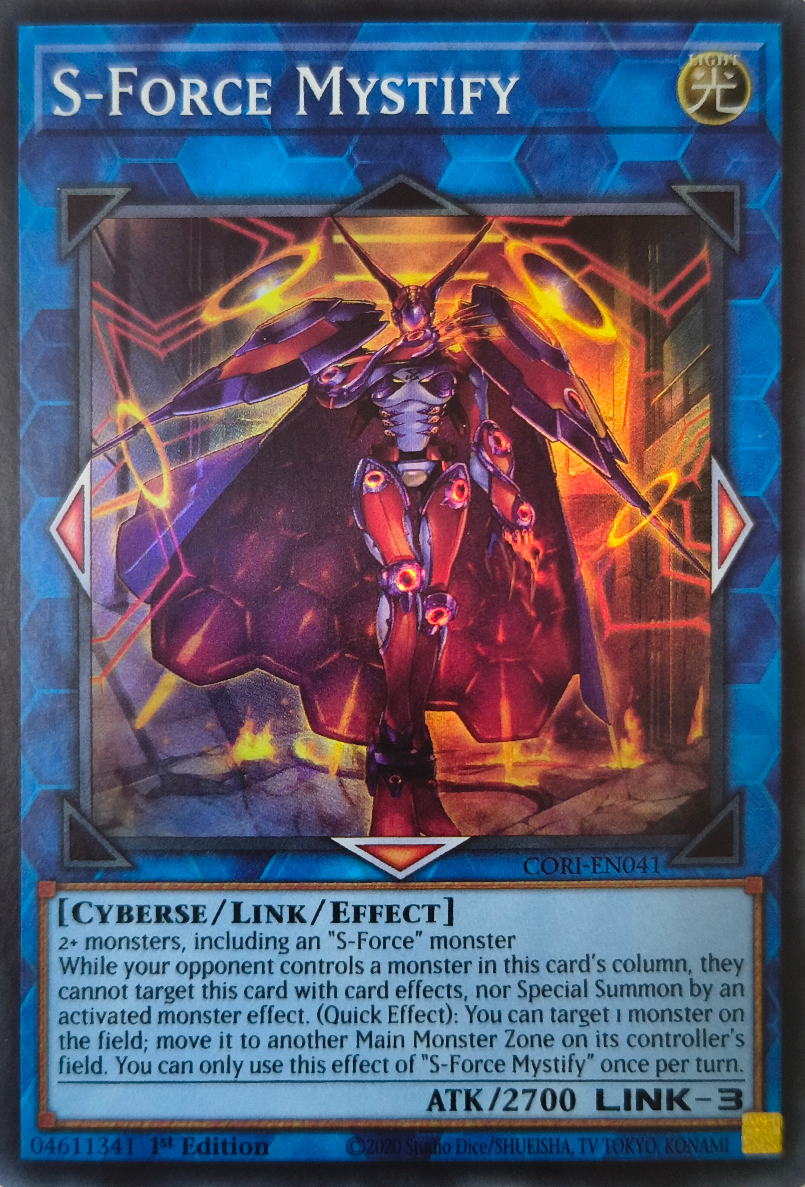 Yugioh! S-Force Mystify Cori-en041 1st edition Super Rare