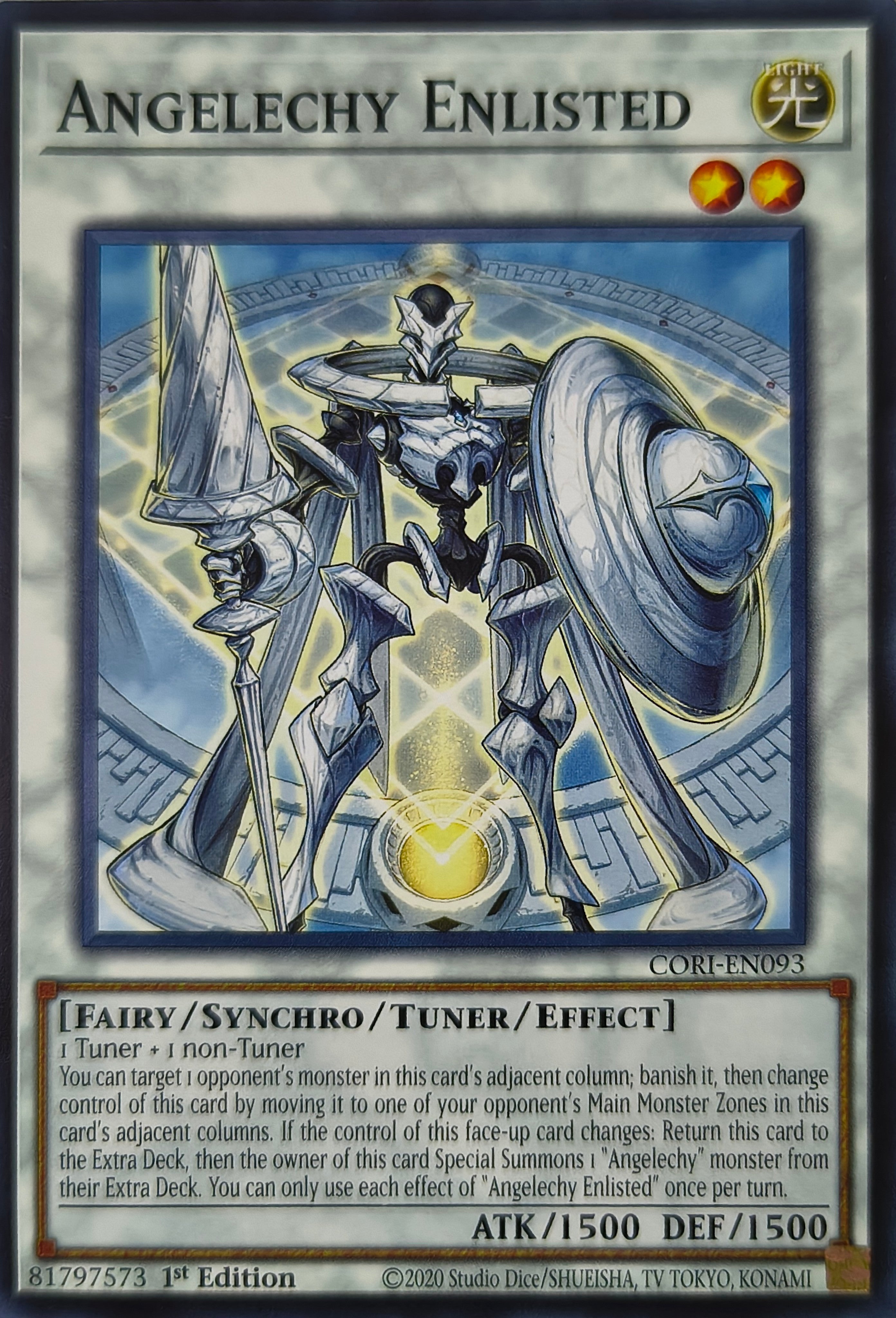 Yugioh! Angelechy Enlisted Cori-en093 1st Edition