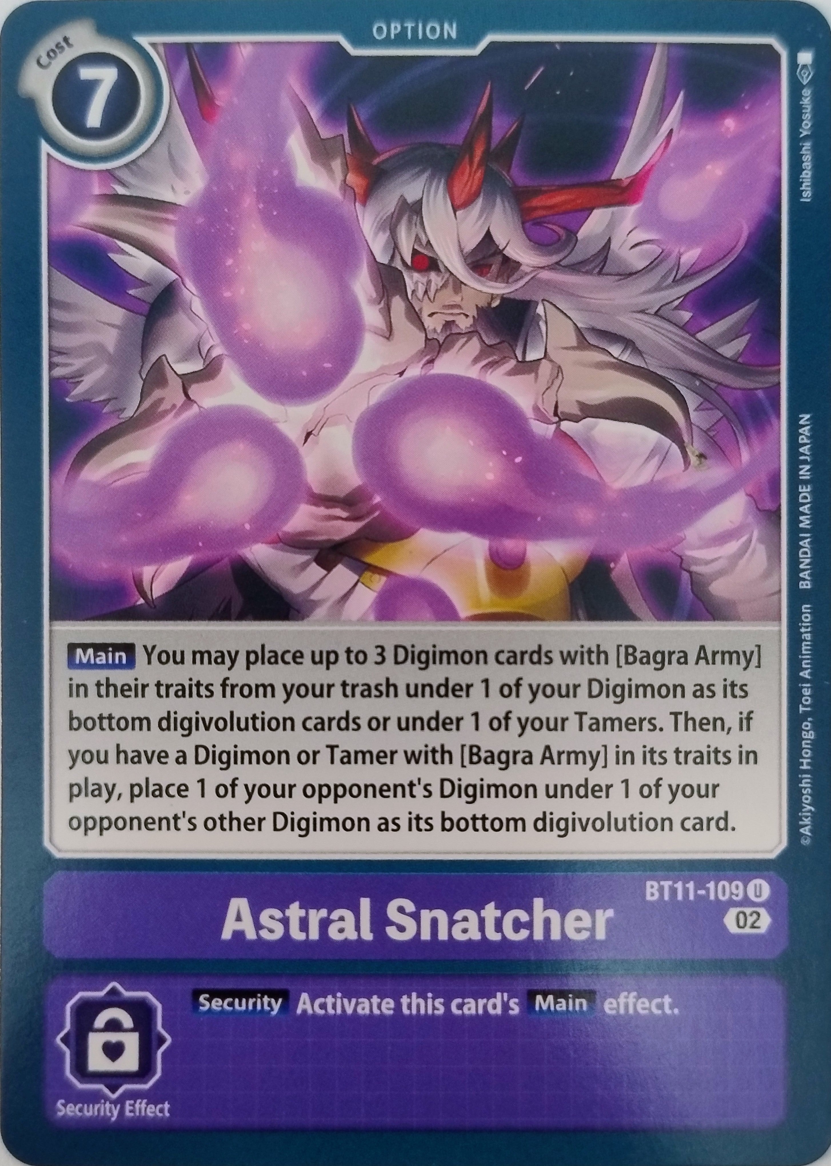 Digimon Tcg Astral Snatcher Bt11-109