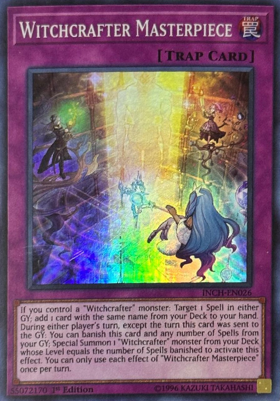 Yugioh! Witchcrafter MasterPiece INCH-EN026 1st Edition Super