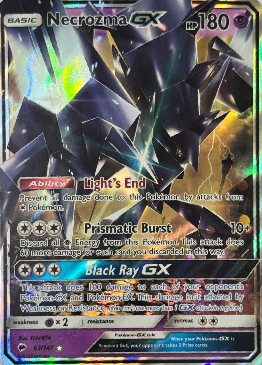 Pokémon Tcg Necrozma GX 63/147