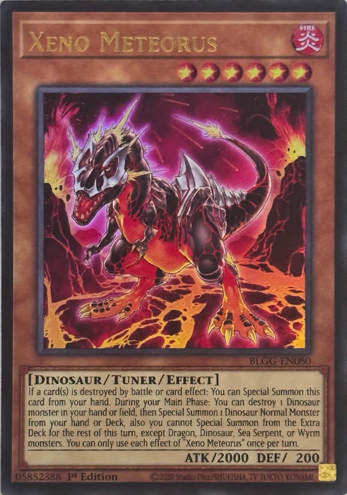 Yugioh! Xeno Meteorus BLGG-EN080 1st Edition Ultra