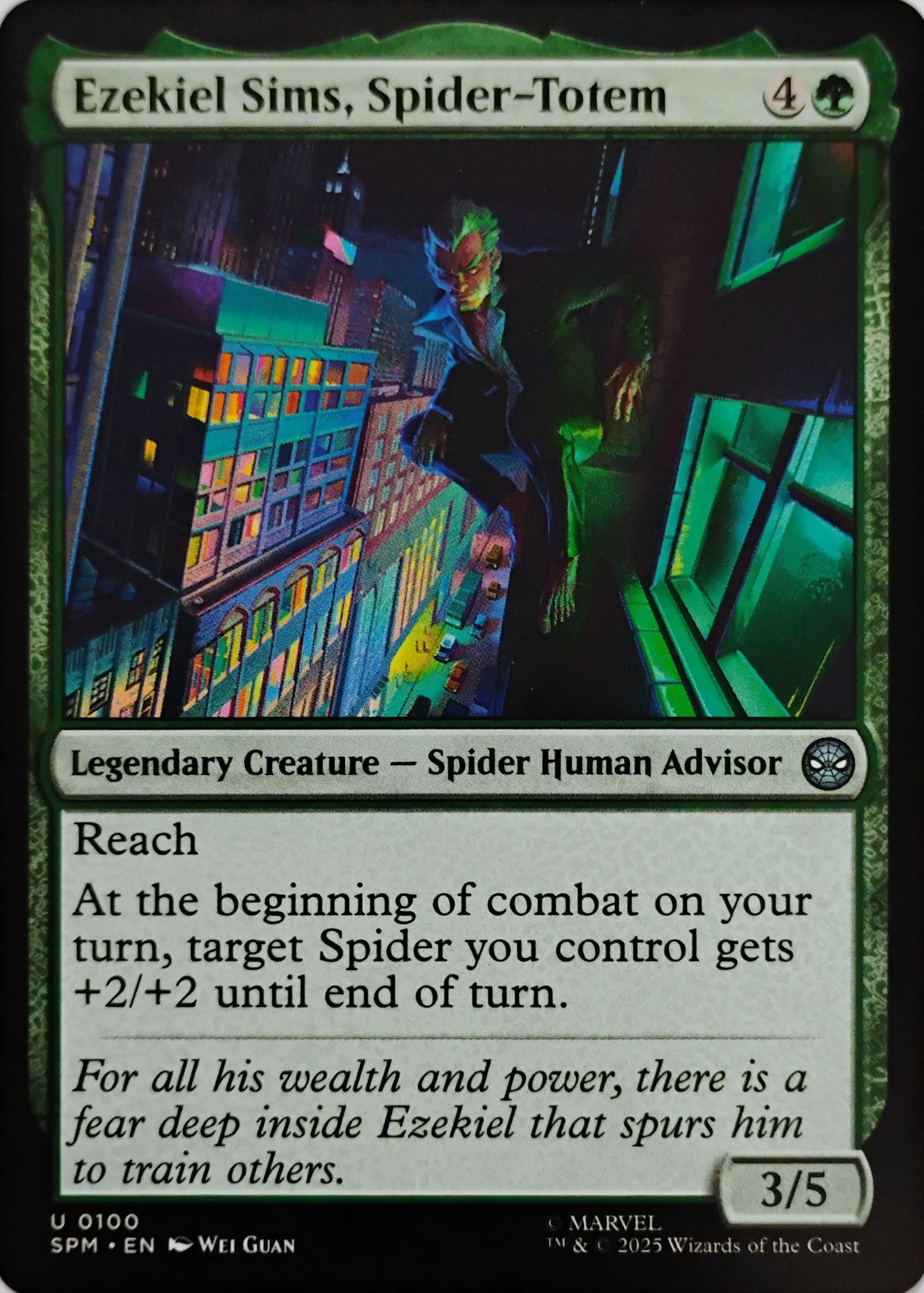 Magic Ezekiel Sims, Spider-Totem 0100