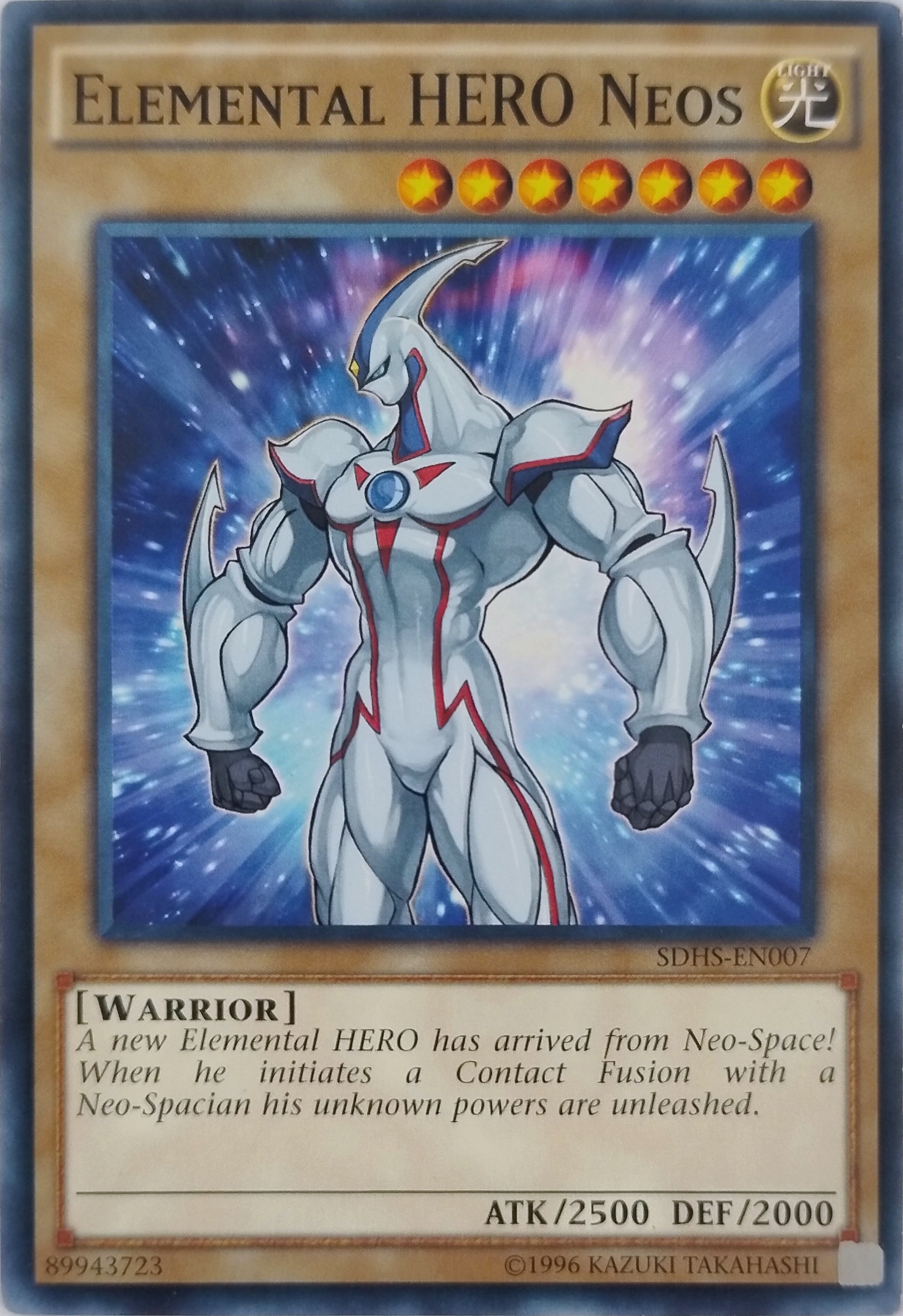 Yugioh! Elemental Hero Neos Sdhs-en007