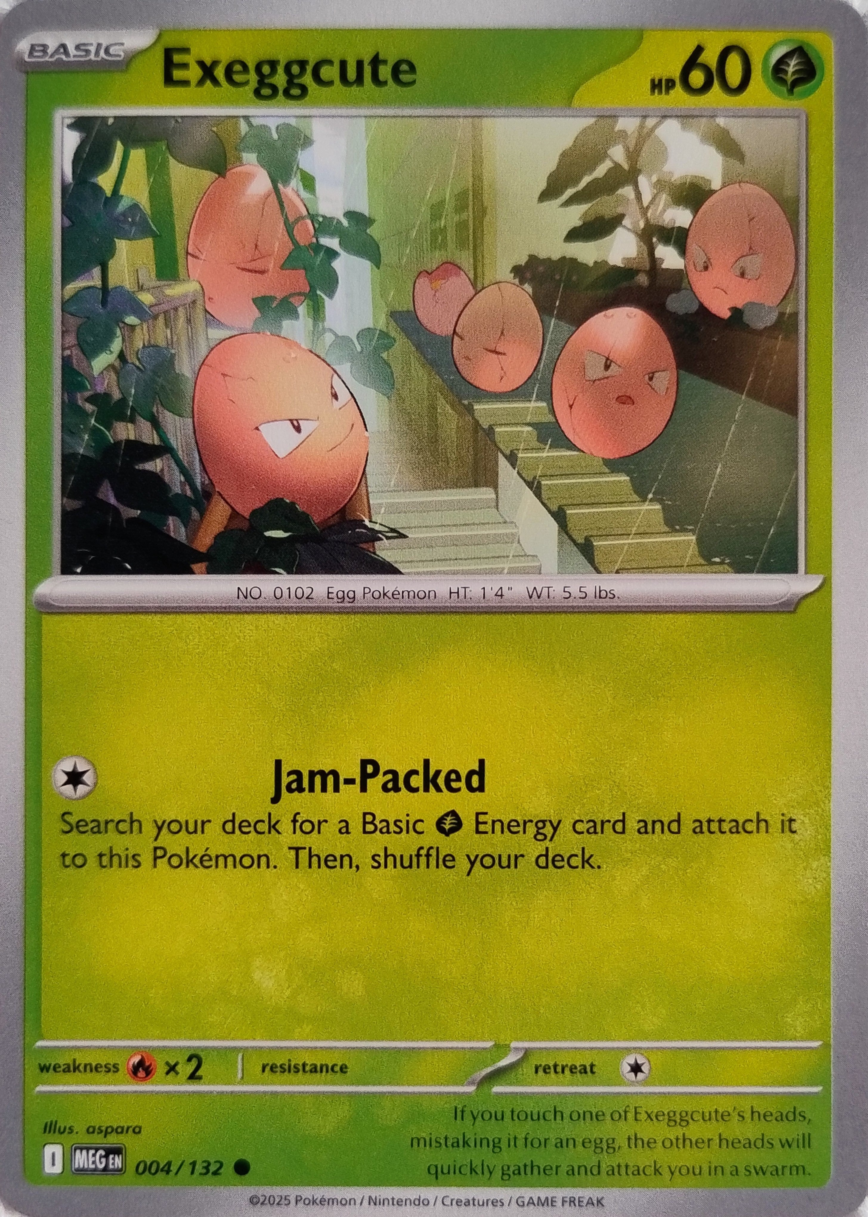 Pokemon Tcg Exeggcute 004/132