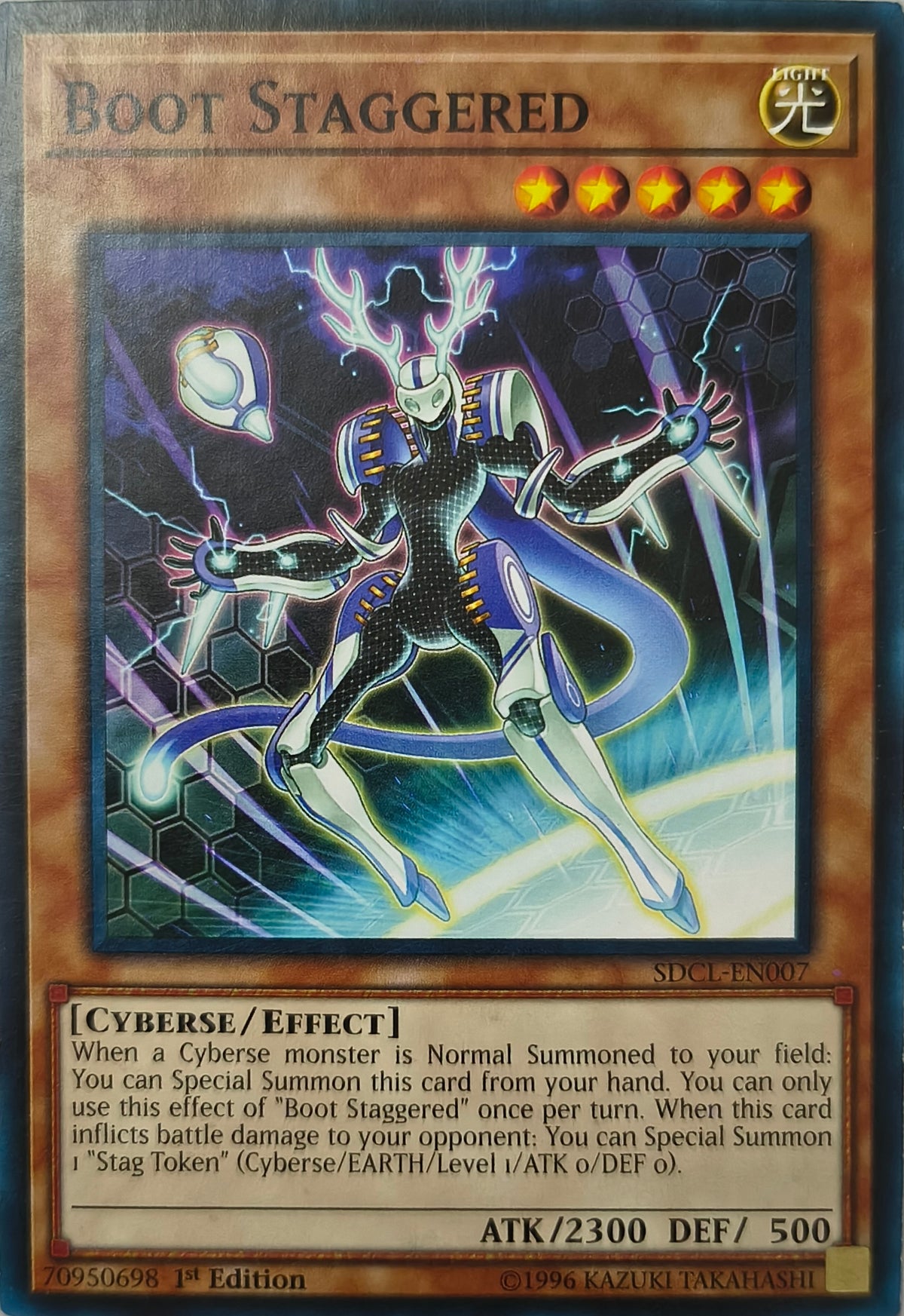 Yugioh! Boot Staggered Sdcl-en007 1st Edition