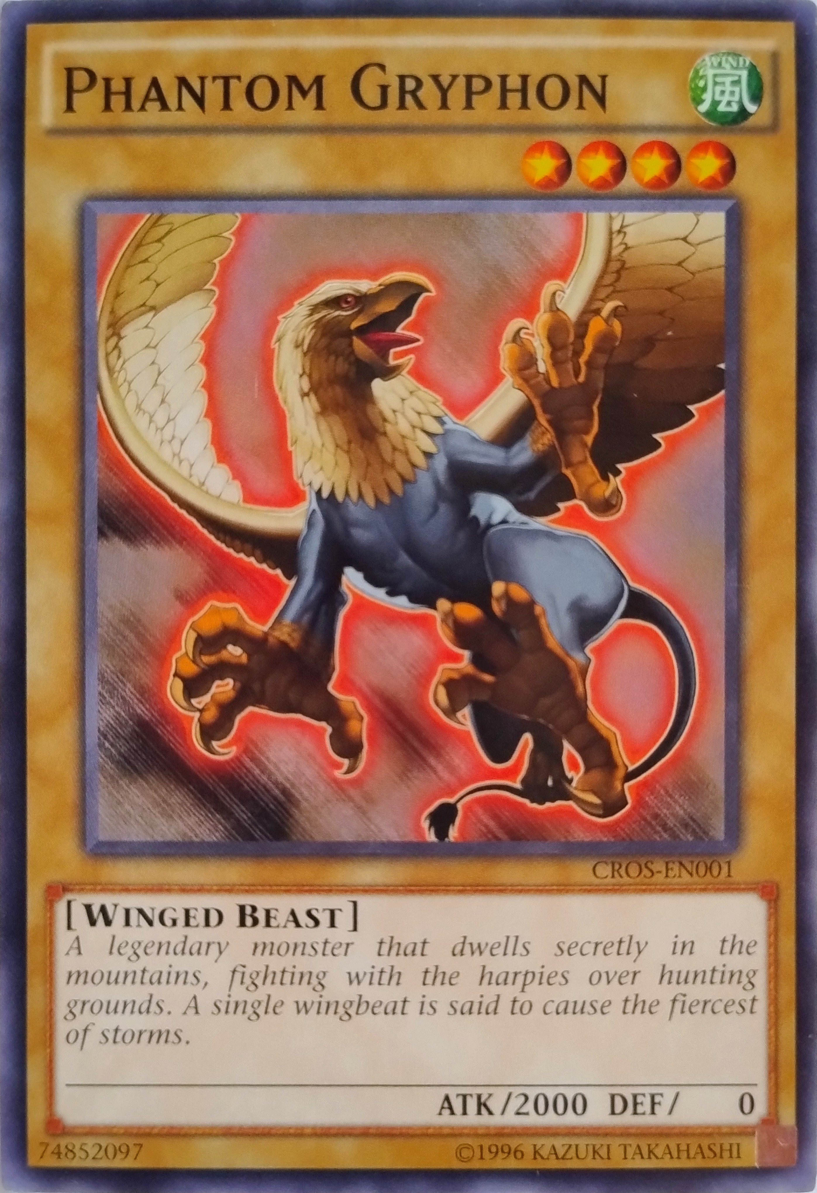 Yugioh! Phantom Gryphon Cros-en001