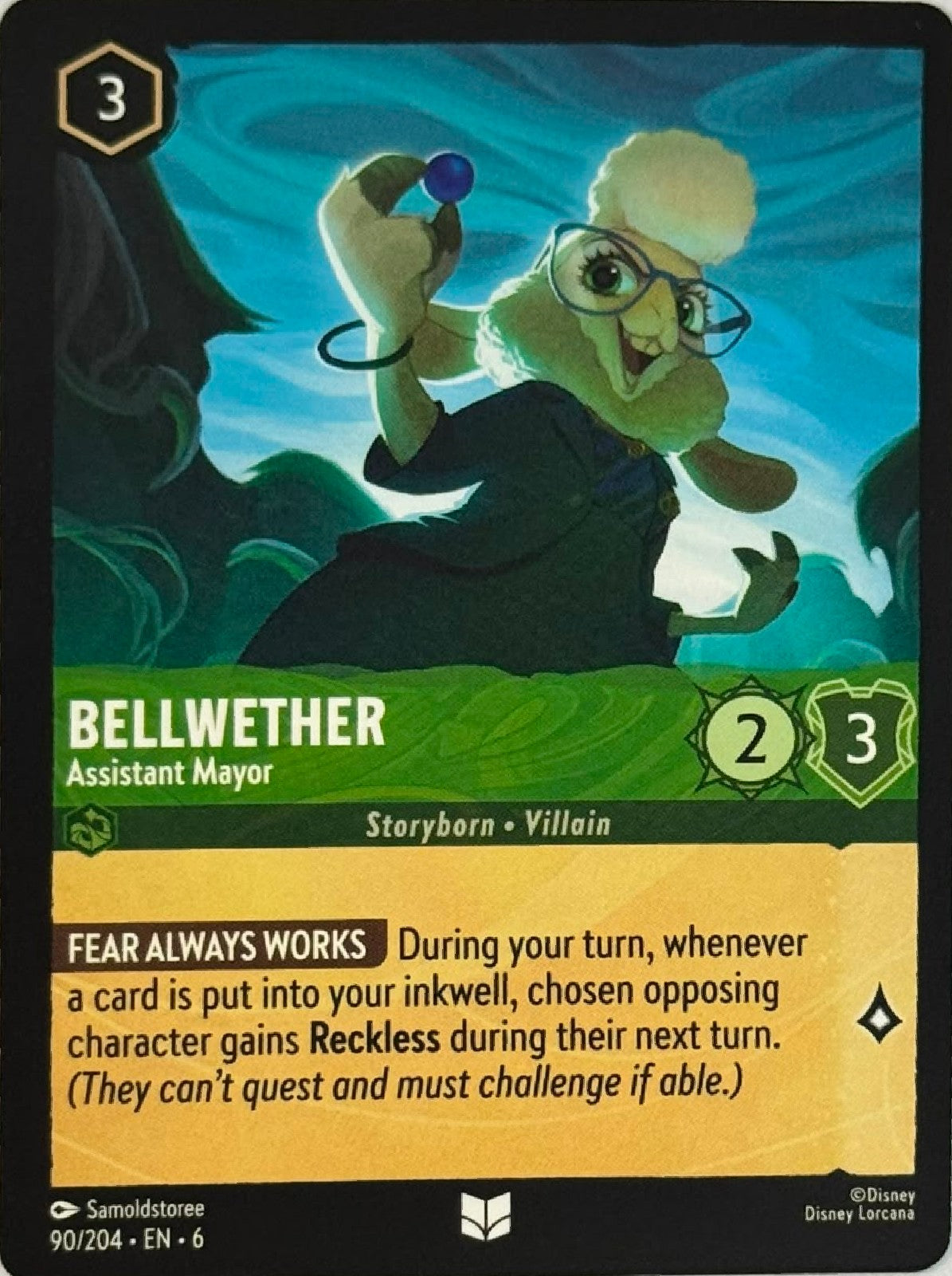 Disney Lorcana Bellwether 90/204