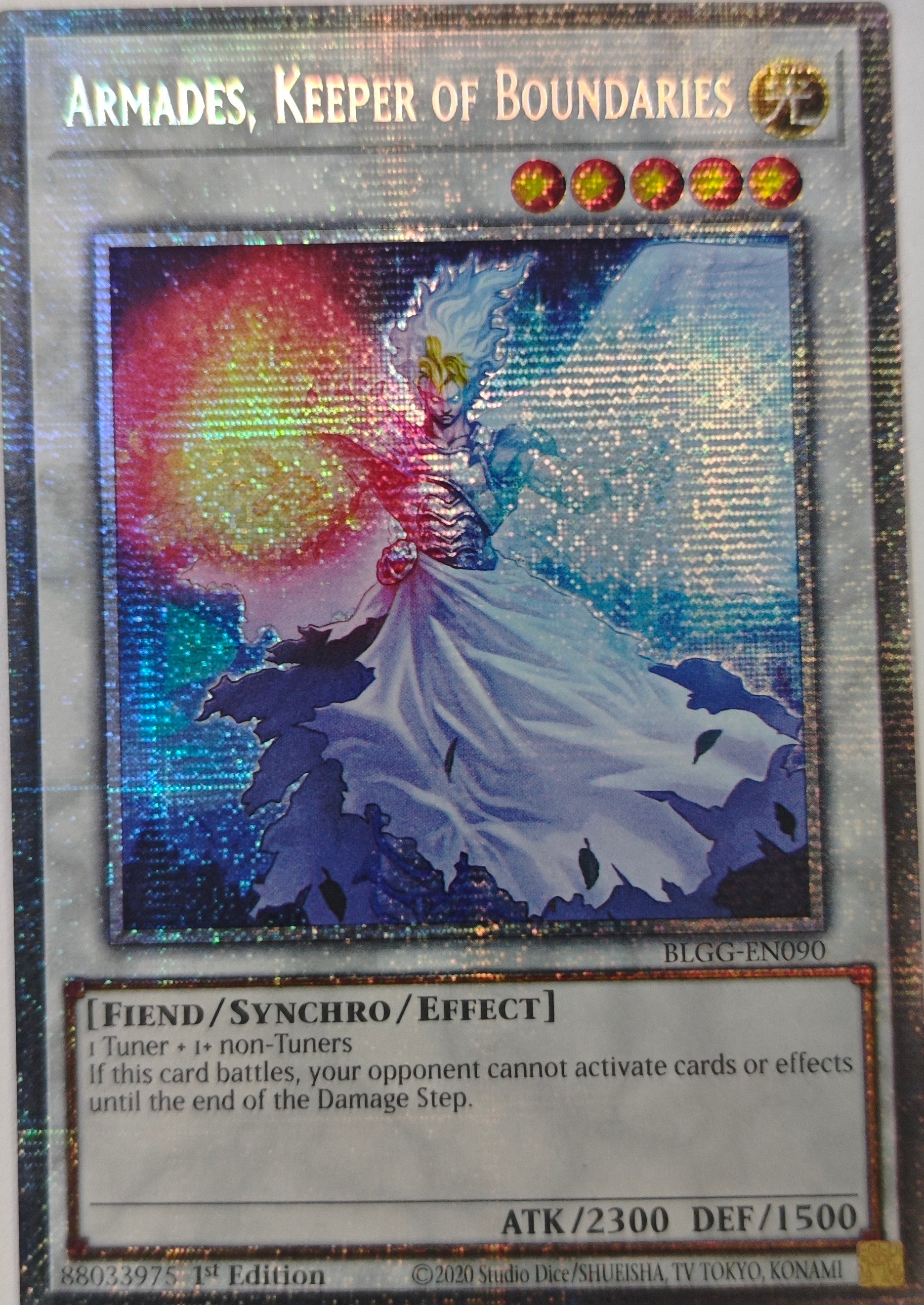 Yugioh! Armades, Keeper of Boundaries Blgg-En090 1st Edition Starlight