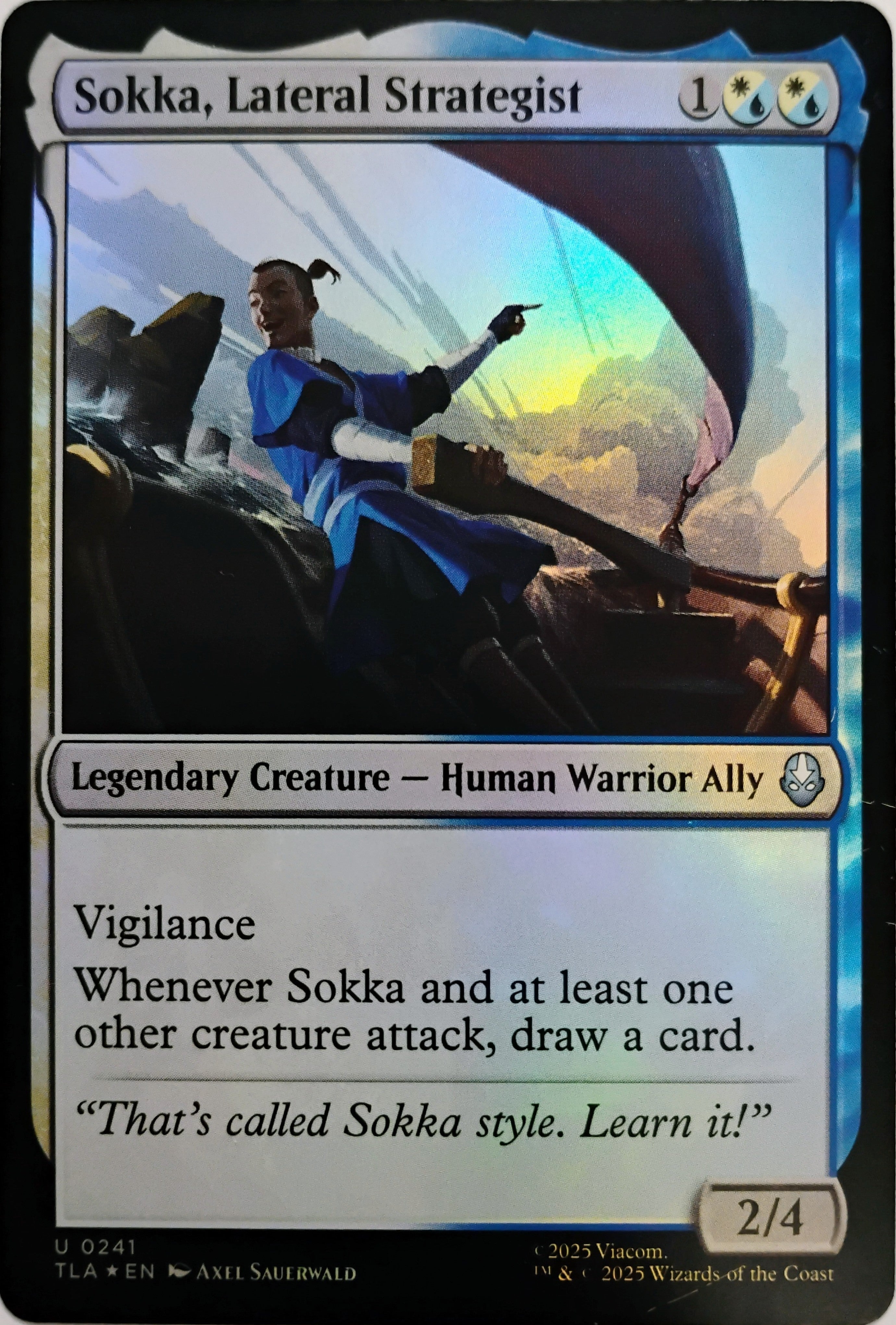 Magic Sokka, lateral Strategist 0241 Foil