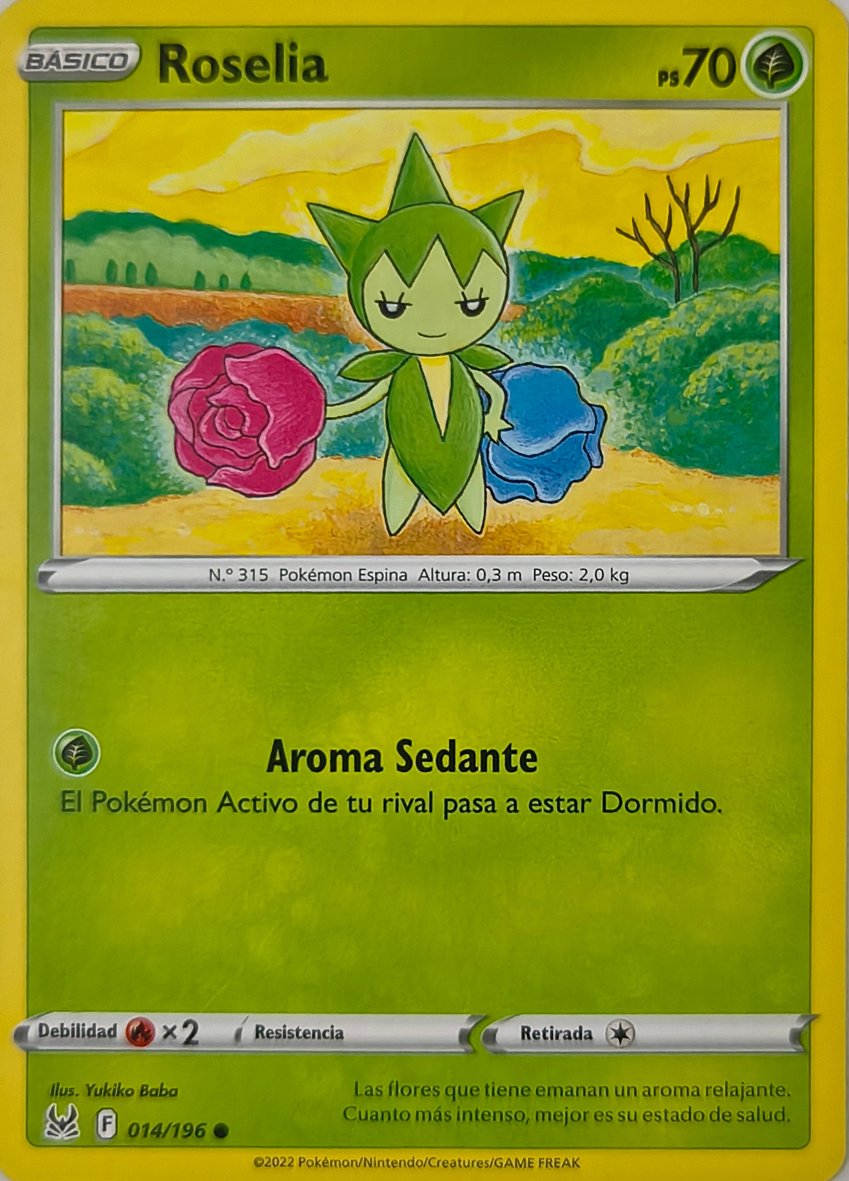Pokémon tcg Rosalía 014/194 JAponesl