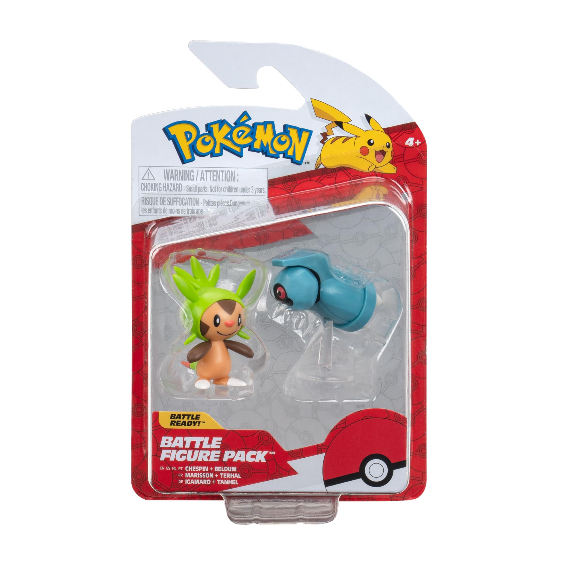 Pokémon Battle Figure Pack Chespin & Beldum