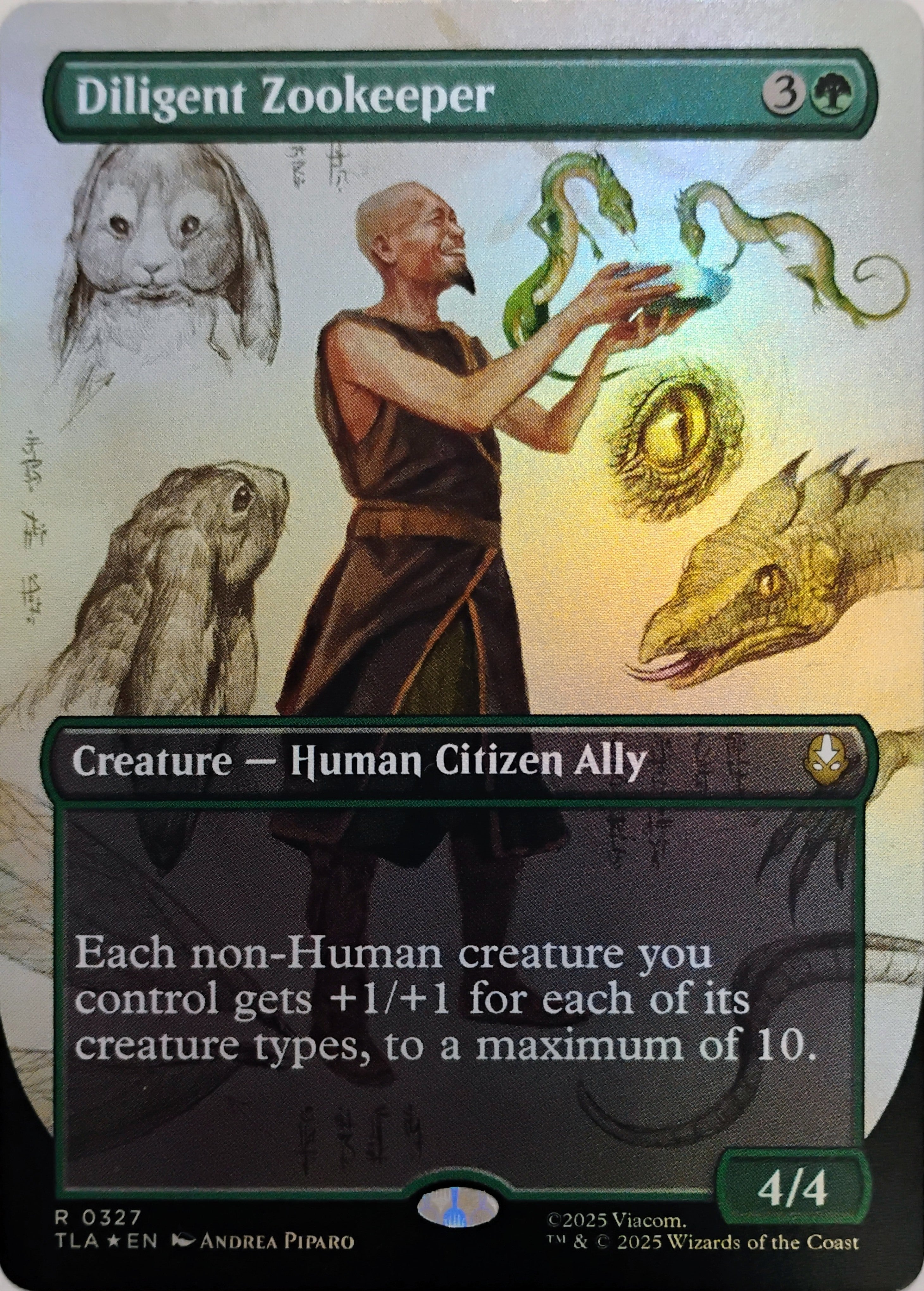 Magic Diligente Zookeeper 0327 R Foil