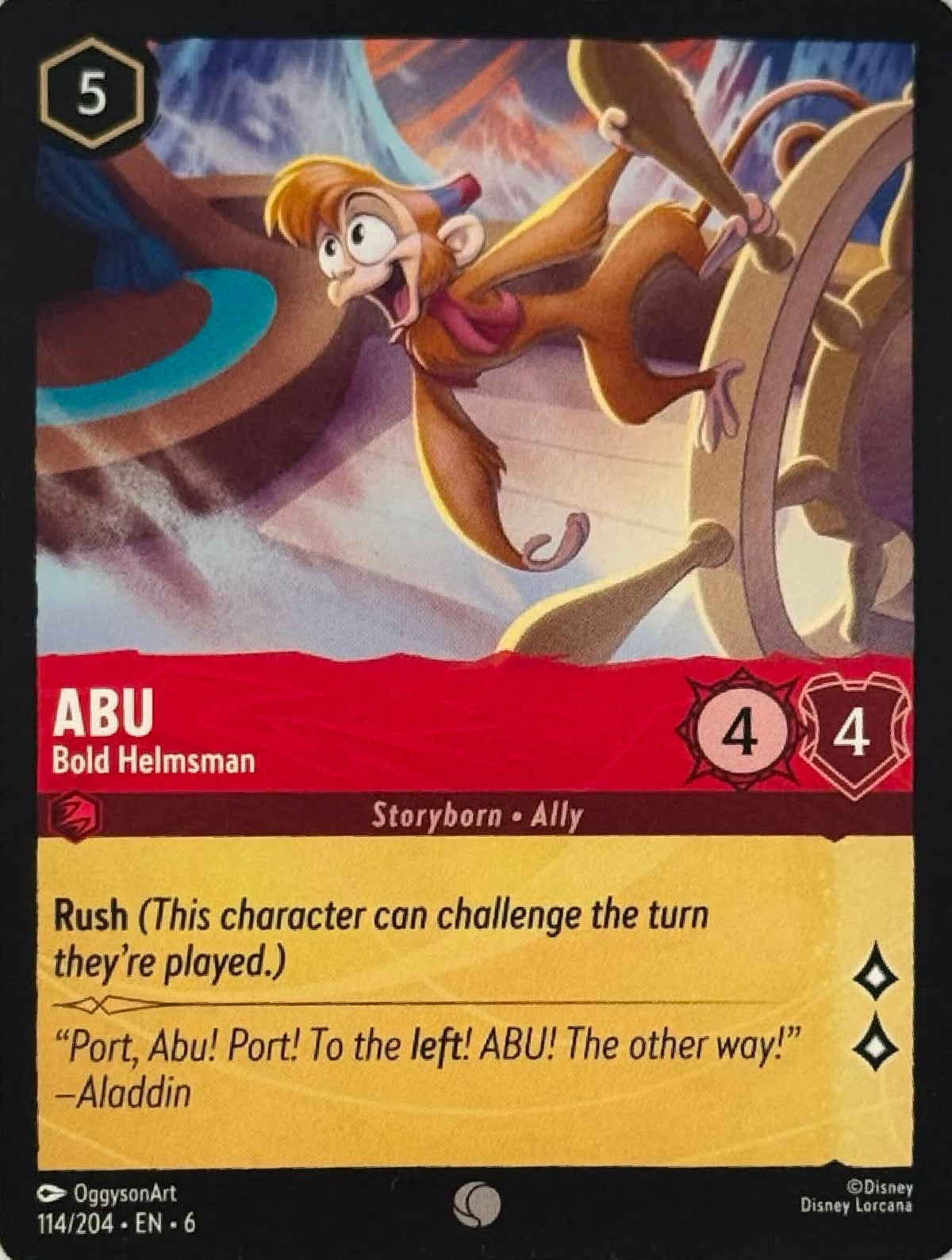 Disney Lorcana Abu 114/204
