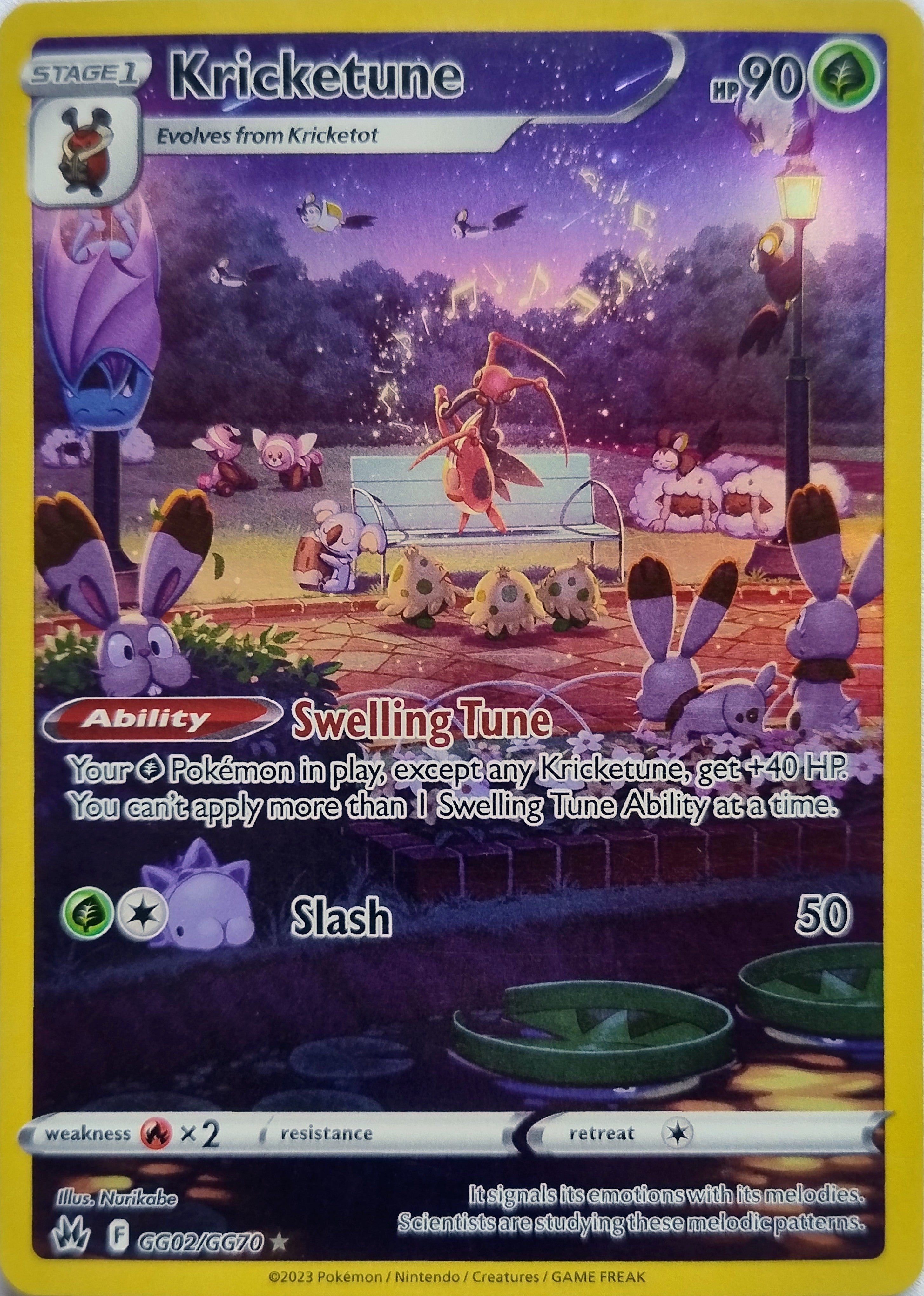 Pokémon Tcg Kricketune Gg02/gg70