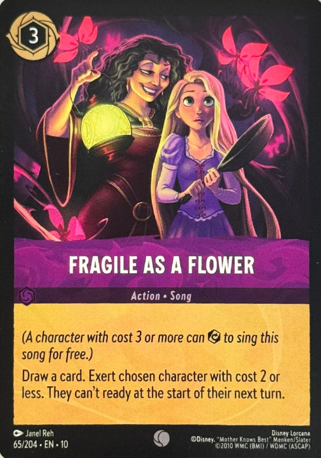 Disney Lorcana Frágile As A Flower 65/204