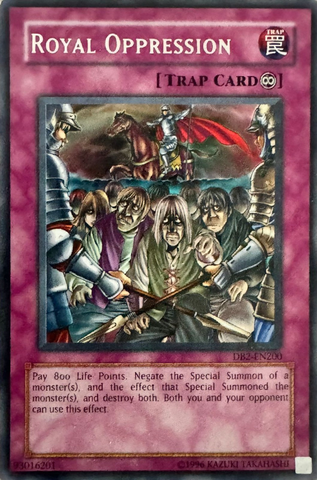 Yugioh! Royal Oppression DB2-EN200 Rara