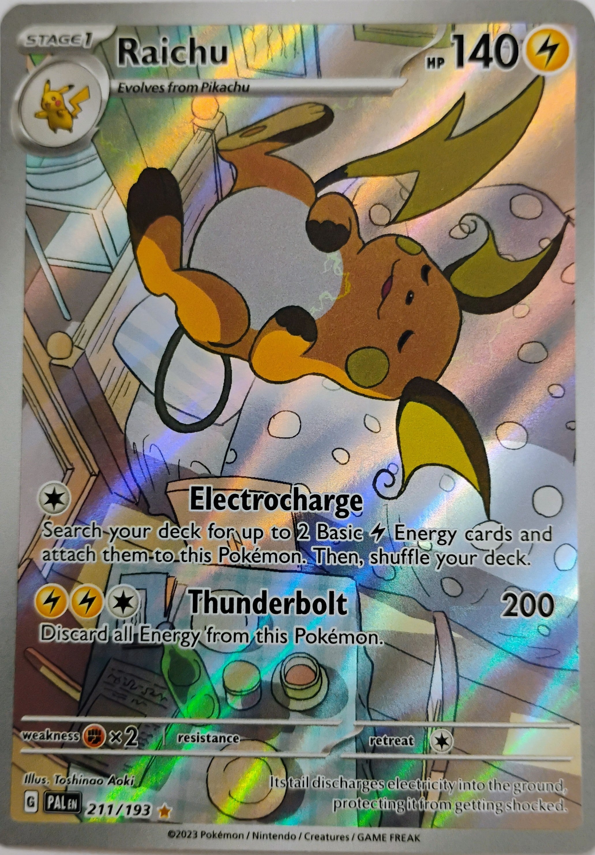 Pokémon tcg Raichu 211/193