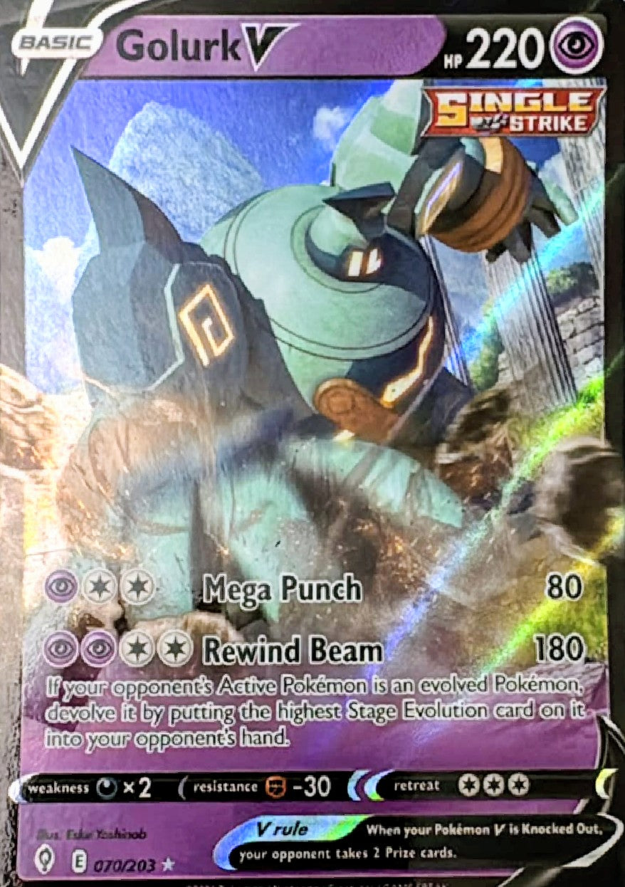 Pokémon Tcg Golurk V 070/203