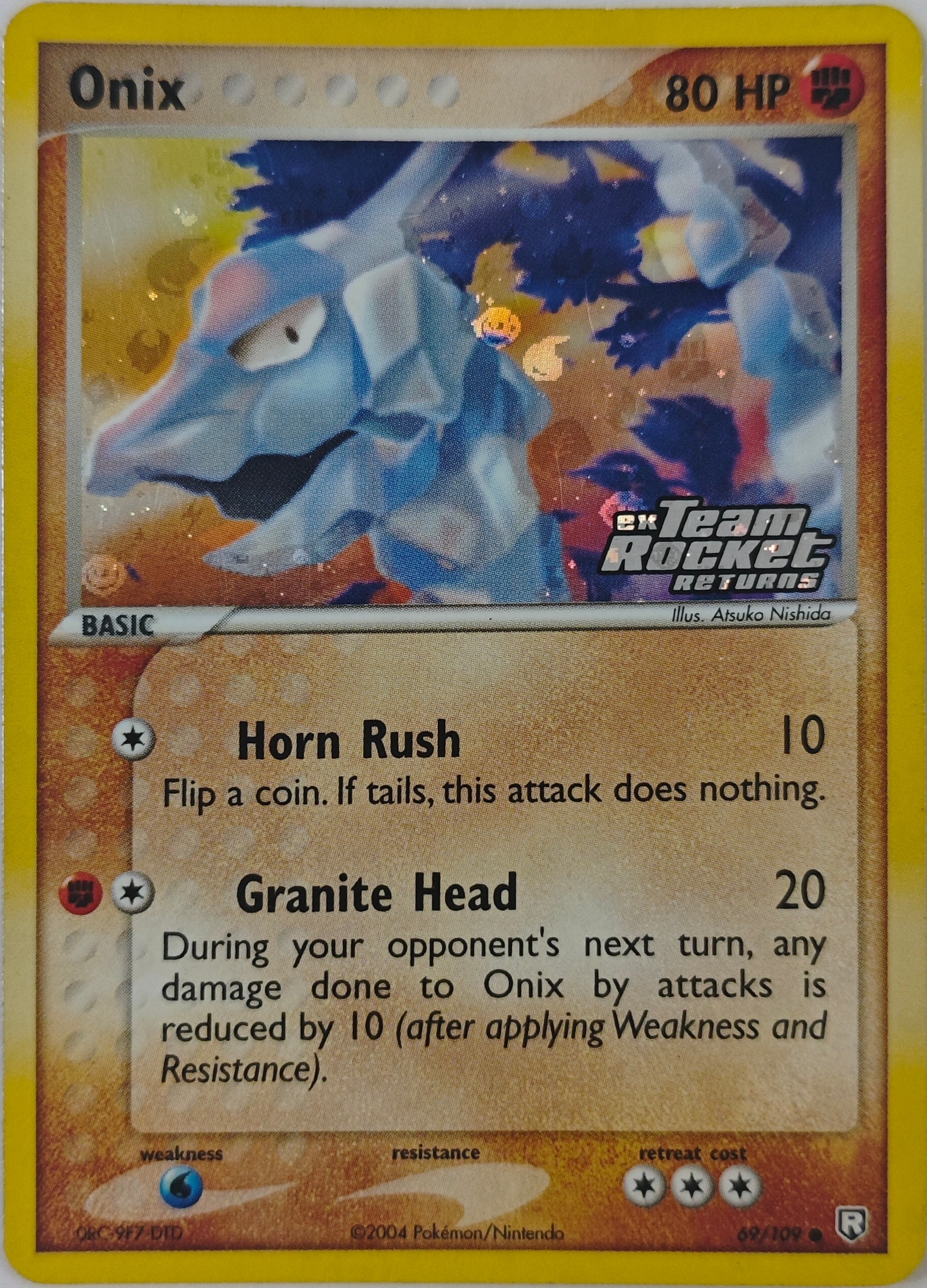 Pokémon Tcg Onix 69/109 Reverse (Team Rocket Returns)