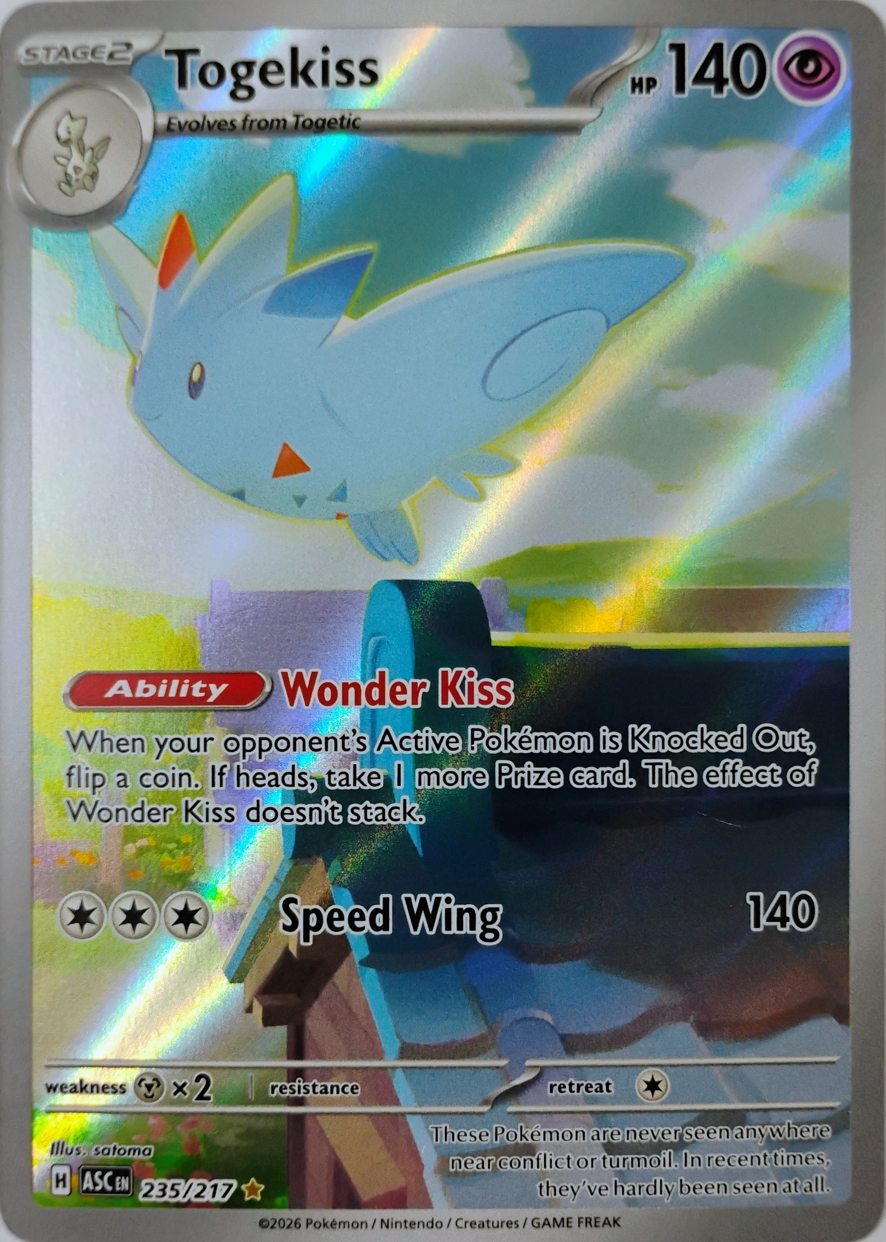 Pokémon tcg Togekiss 235/217