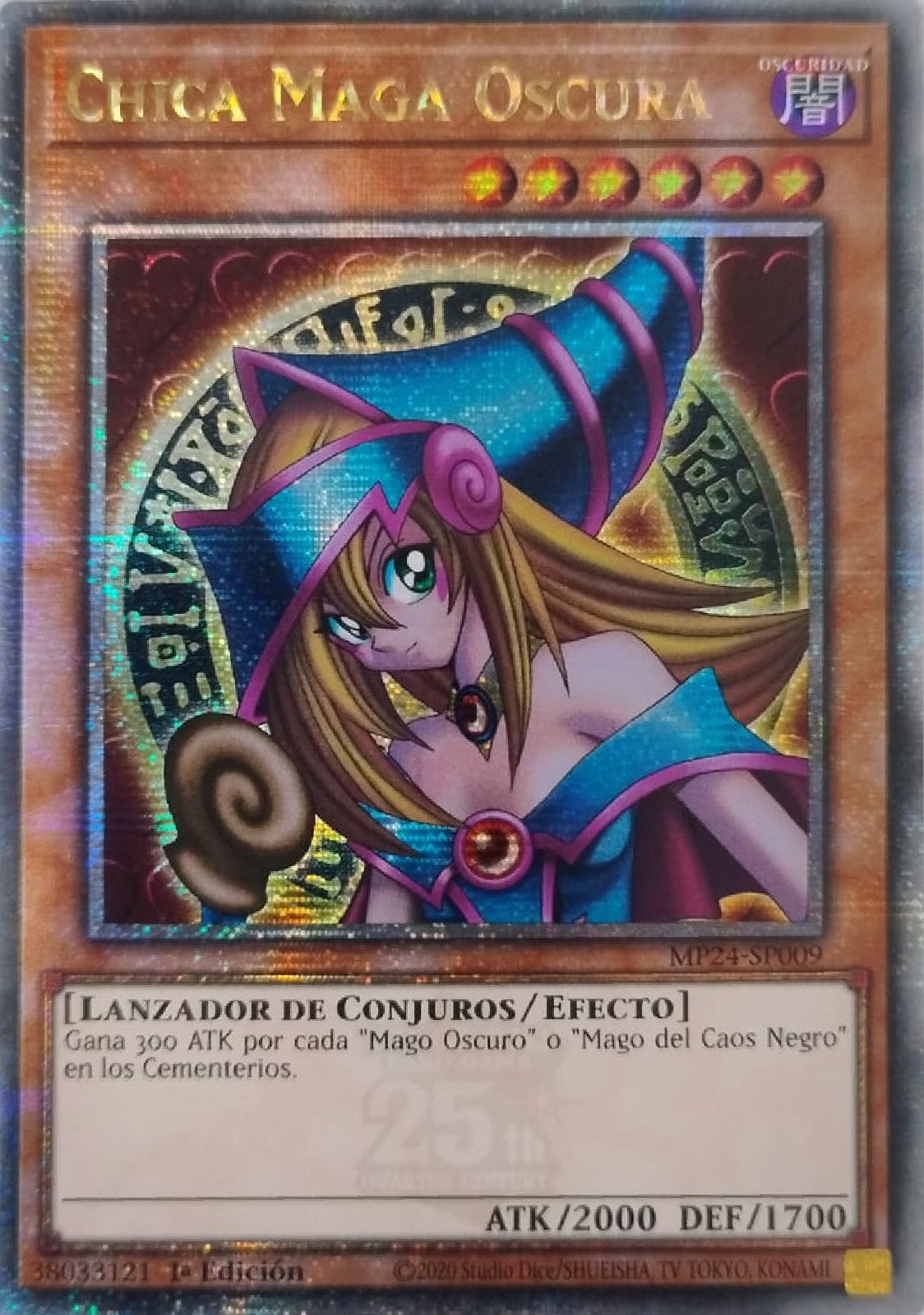 Yugioh! Chica Maga Oscura Mp24-sp009 1st edition Quarter Century