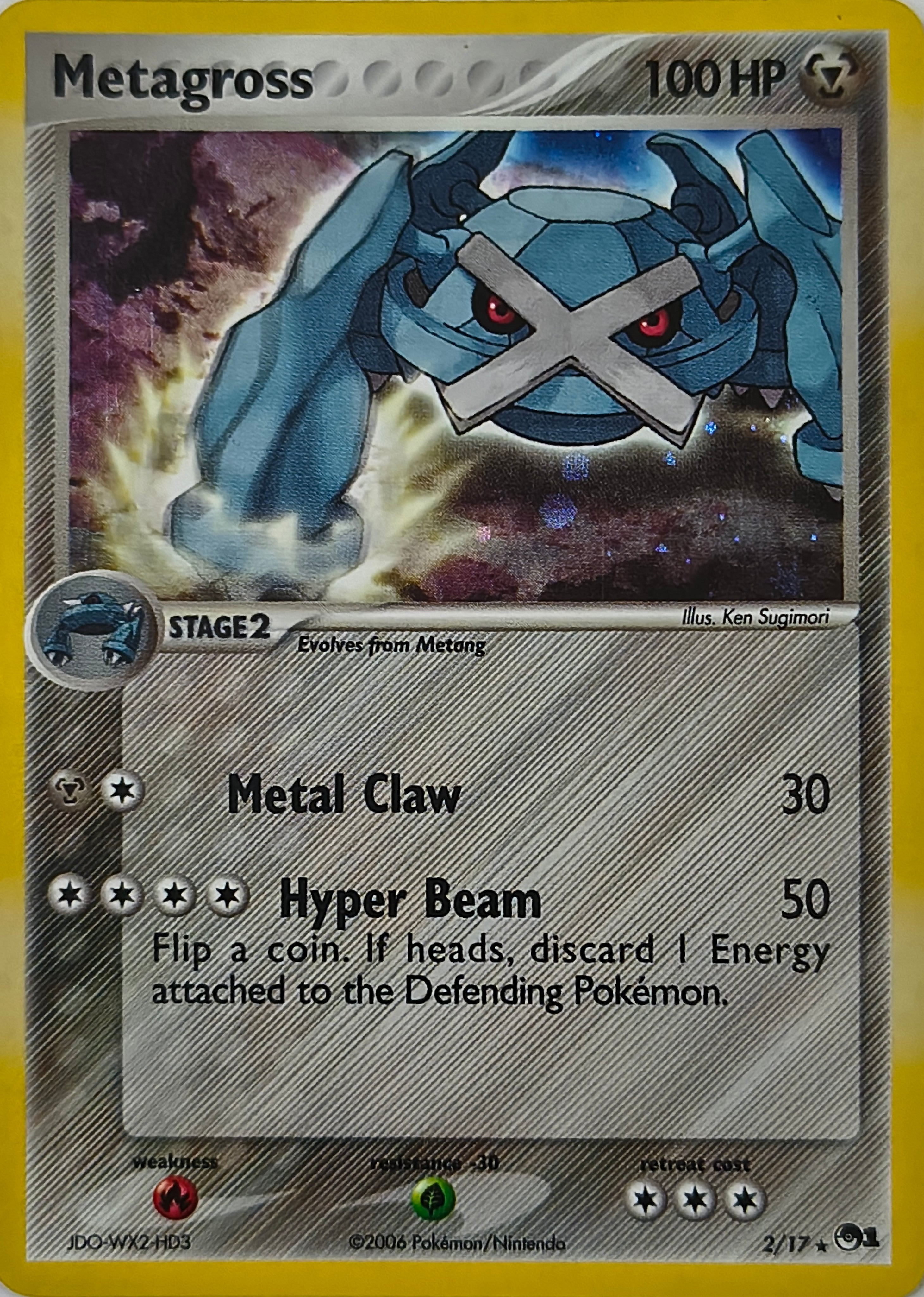 Pokémon tcg Metagross 2/17 Holo