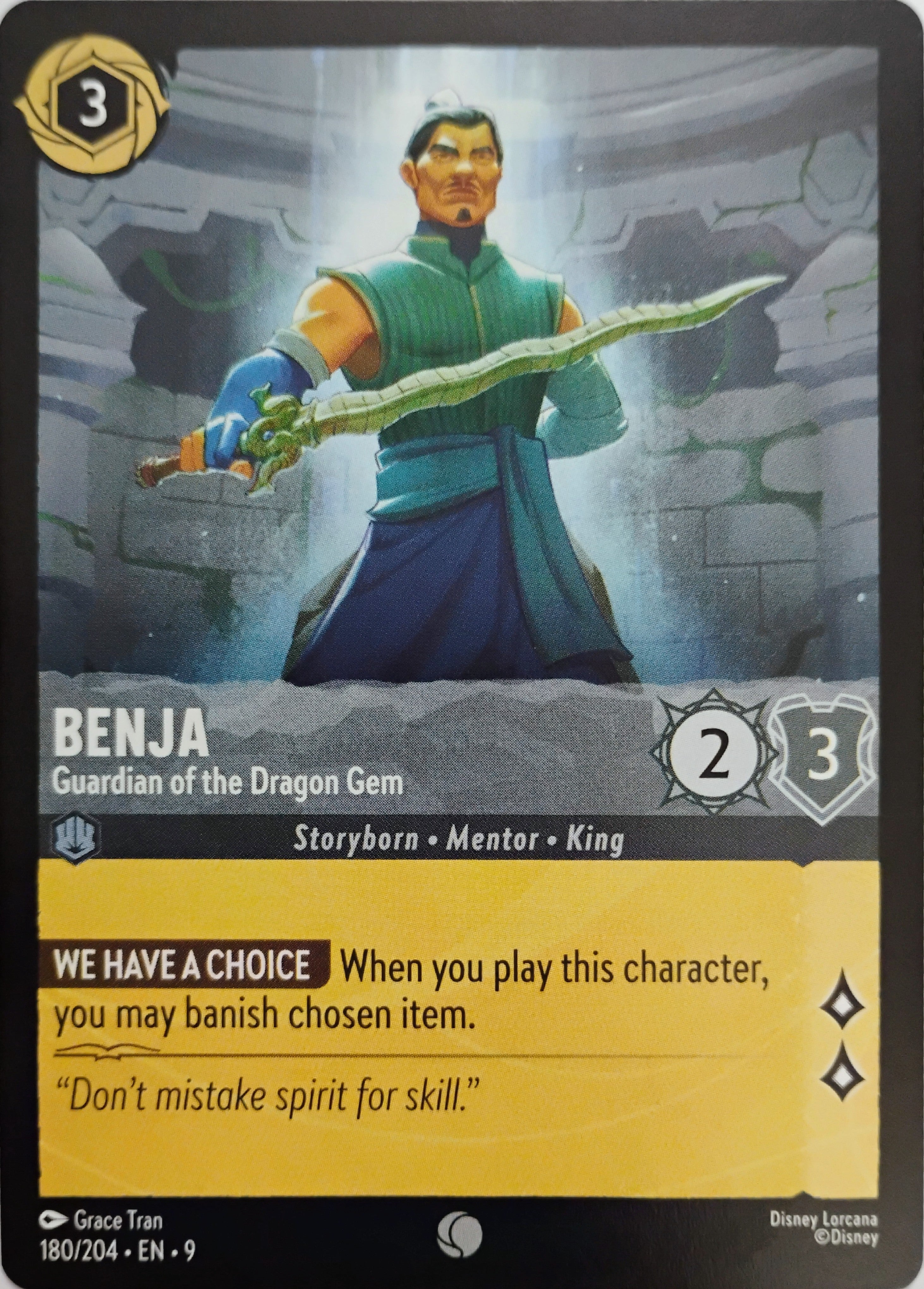 Disney Lorcana Benja 180/204