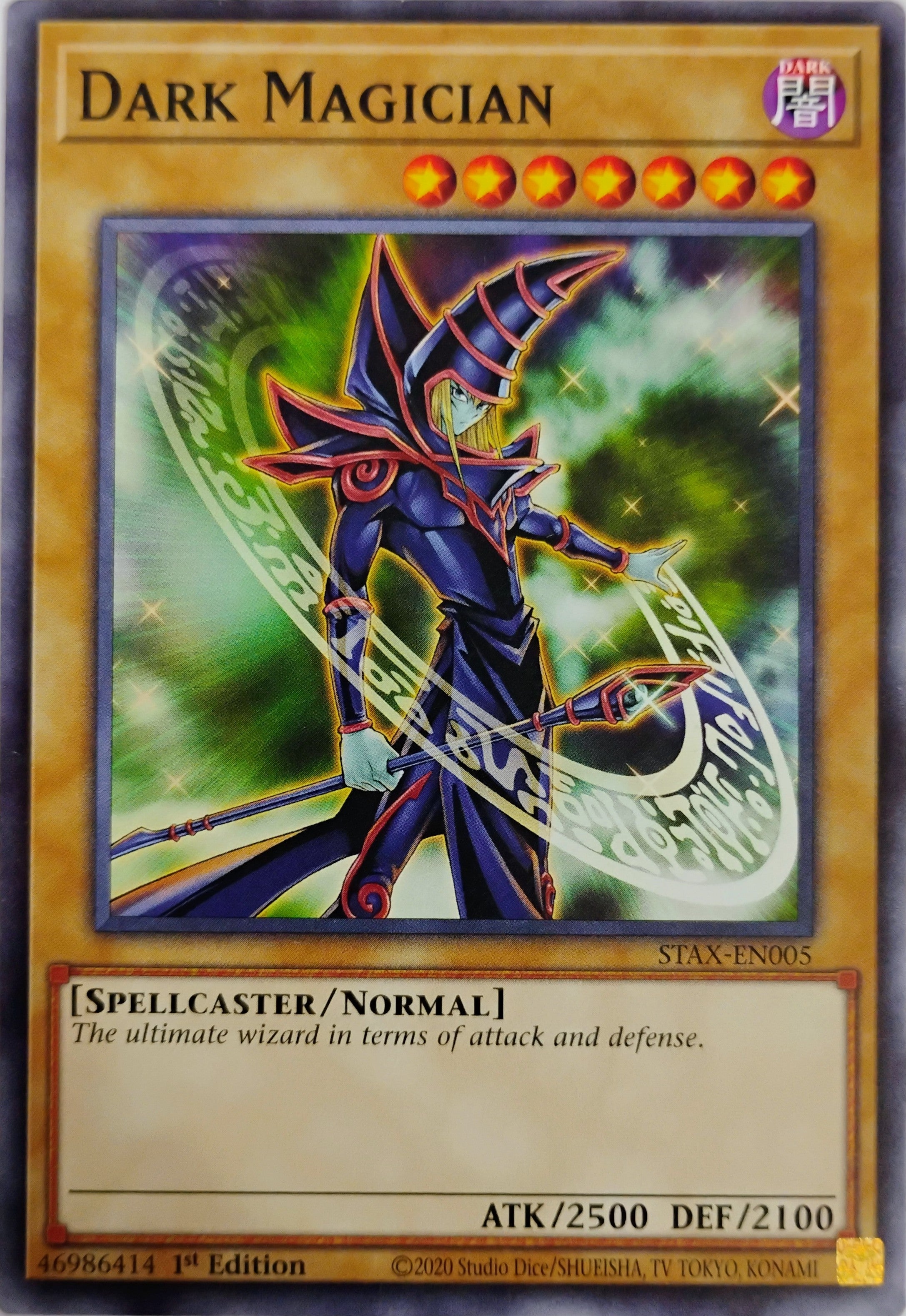 Yugioh! Dark Magician Stax-en005 1st edition