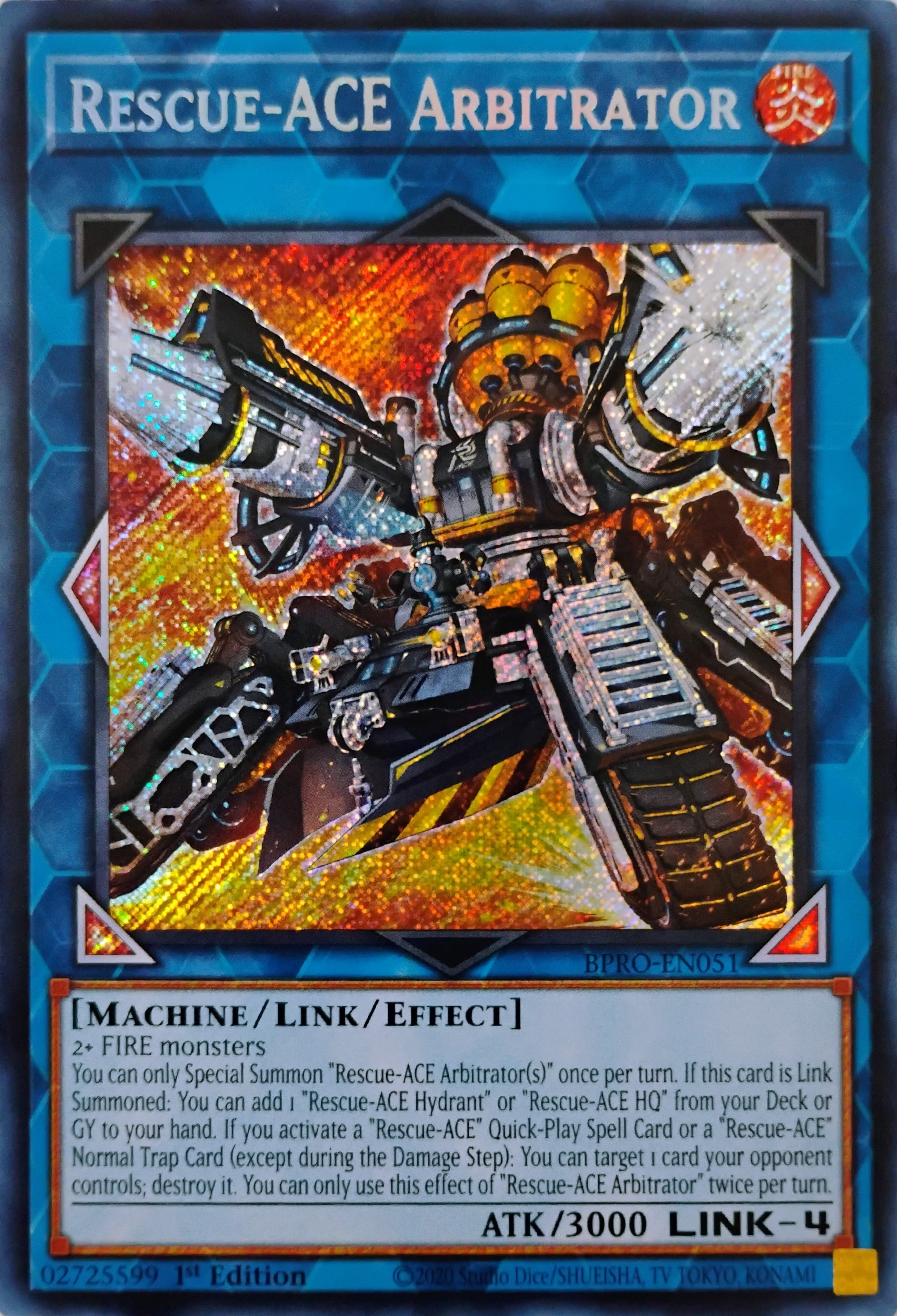 Yugioh! Rescue-ACE Arbitrator Bpro-en051 Secret